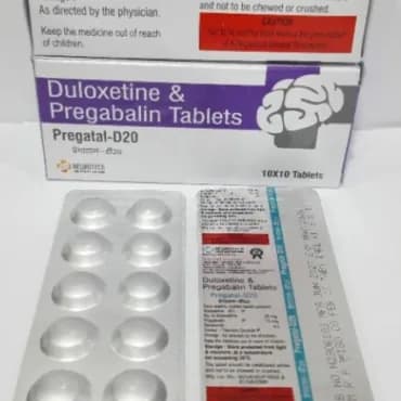 프레가탈 D20 ( 두록세틴 Duloxetine 20mg + 프레가발린 Pregabalin 75mg )