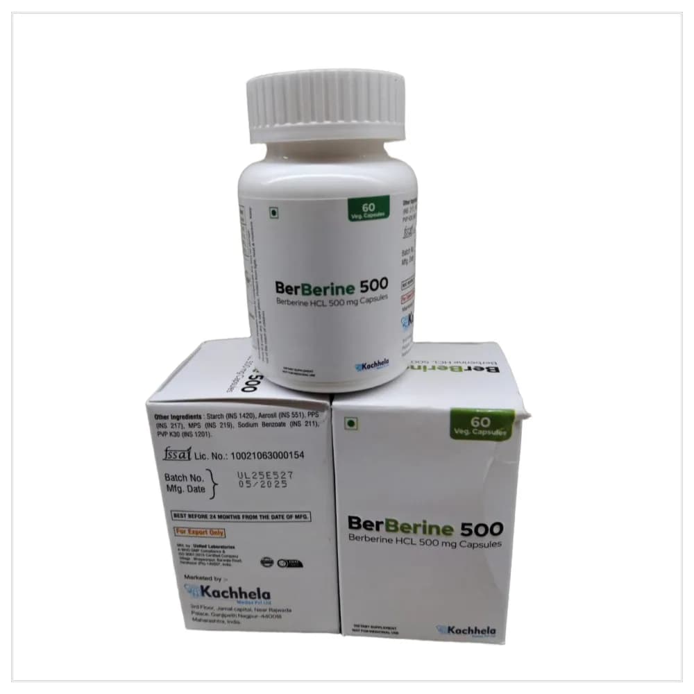 베르베린 캡슐 매자열매추출물 500mg 카첼라파마 Berberine