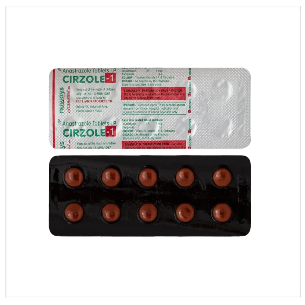 시르졸 아리미덱스 아나스트로졸 1mg 지랩 Cirzole