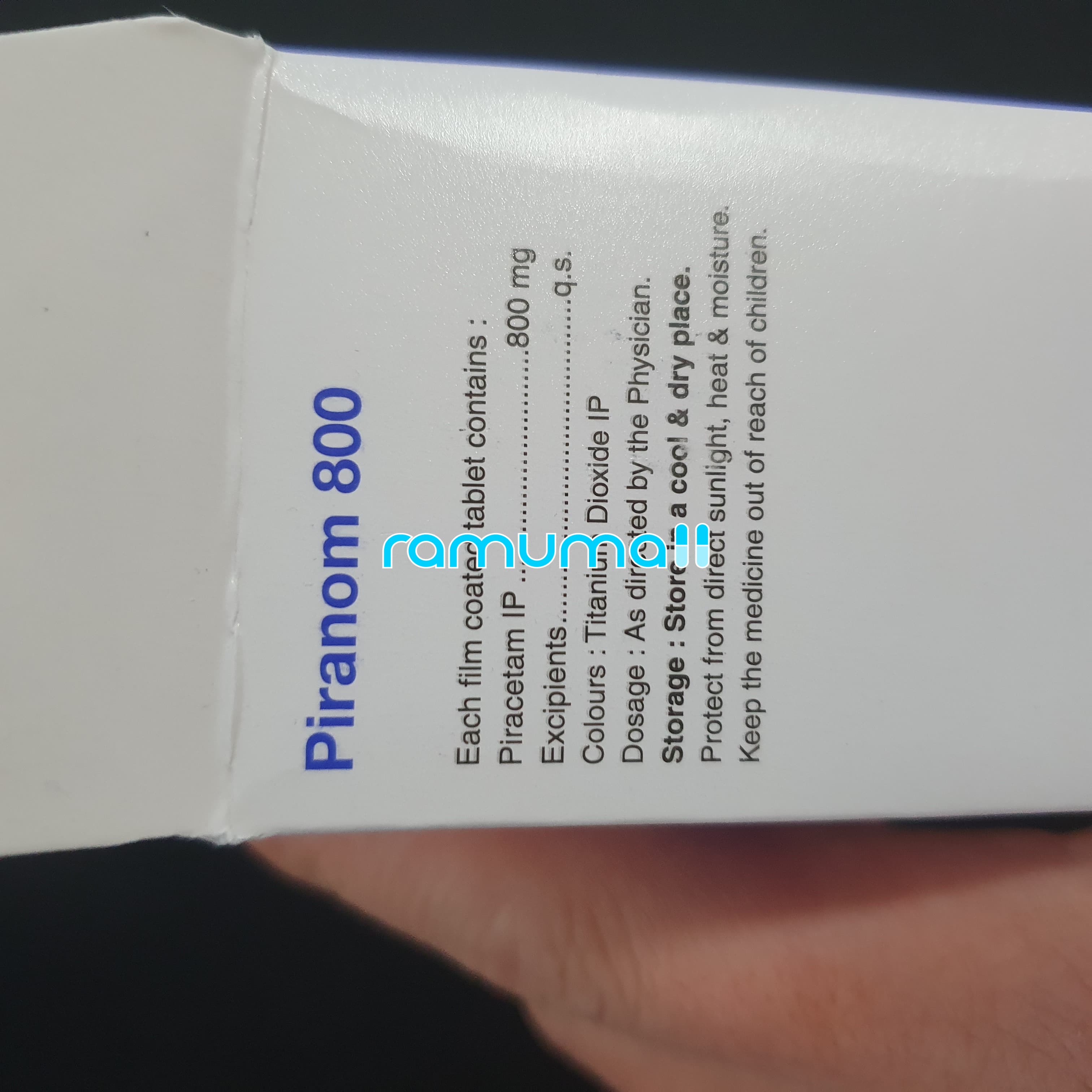 피라세탐 피라놈 800mg 직구 후기