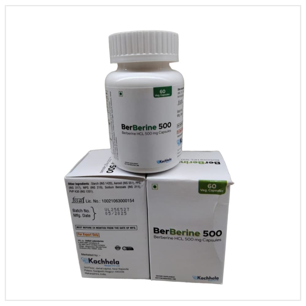 베르베린 캡슐 매자열매추출물 500mg 카첼라파마 Berberine