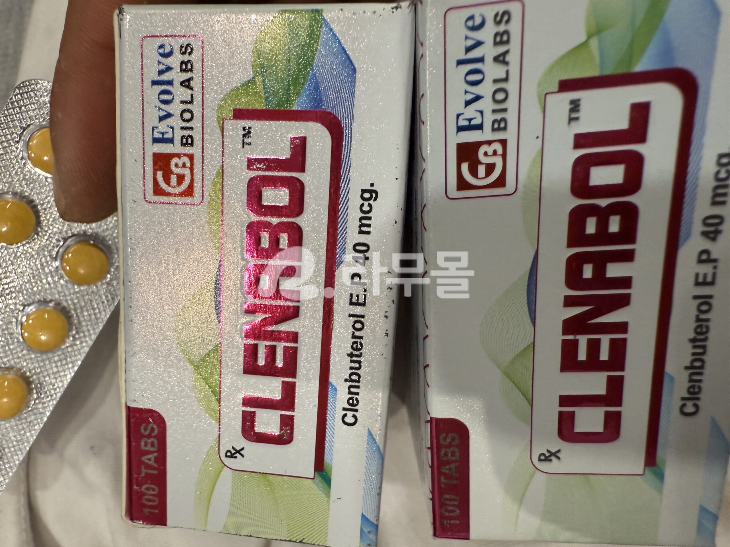클레나볼 ( 클렌부테롤 Clenbuterol 40mg ) 직구 후기