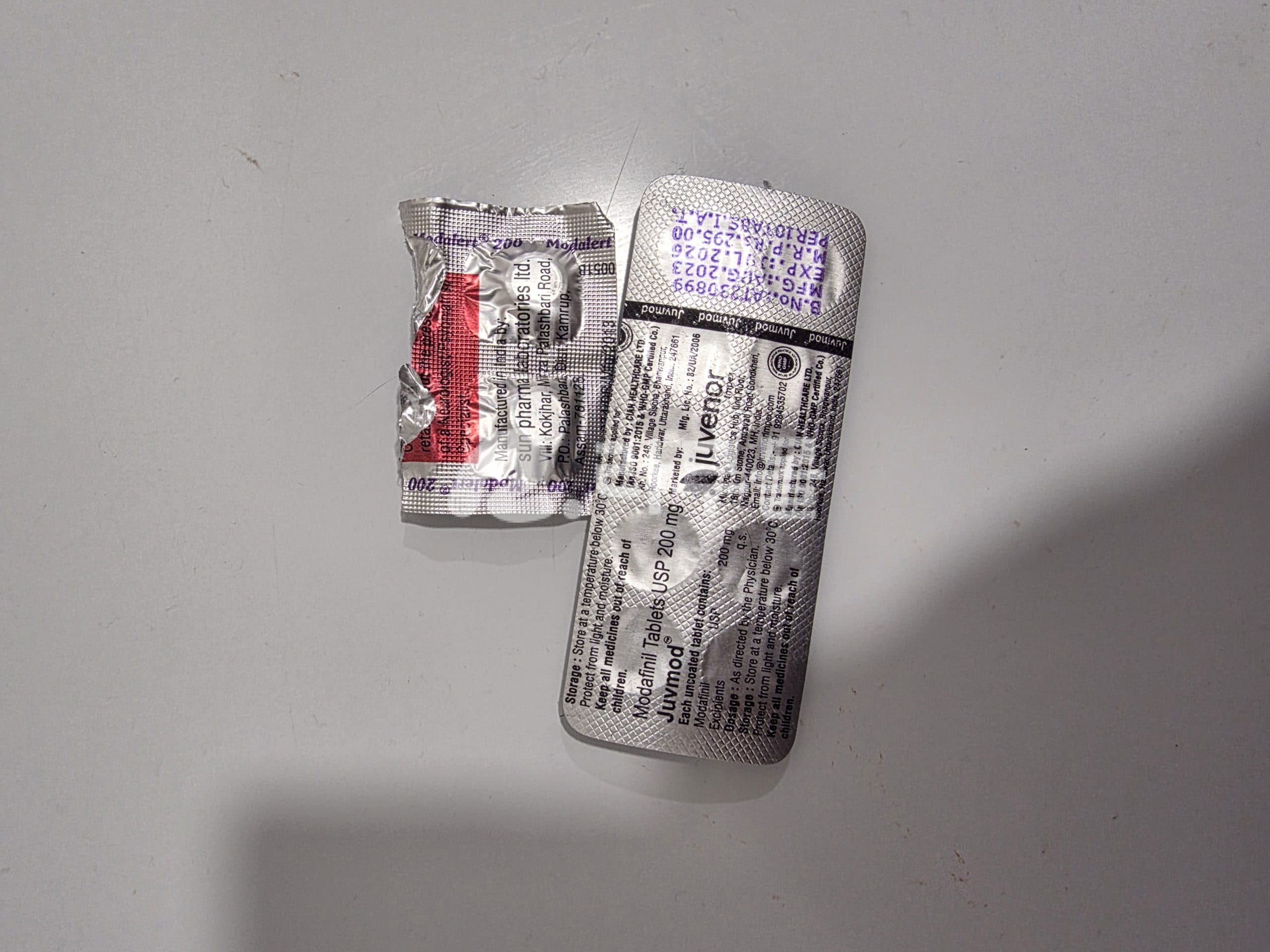 모다피닐 모달러트 200mg 직구 후기