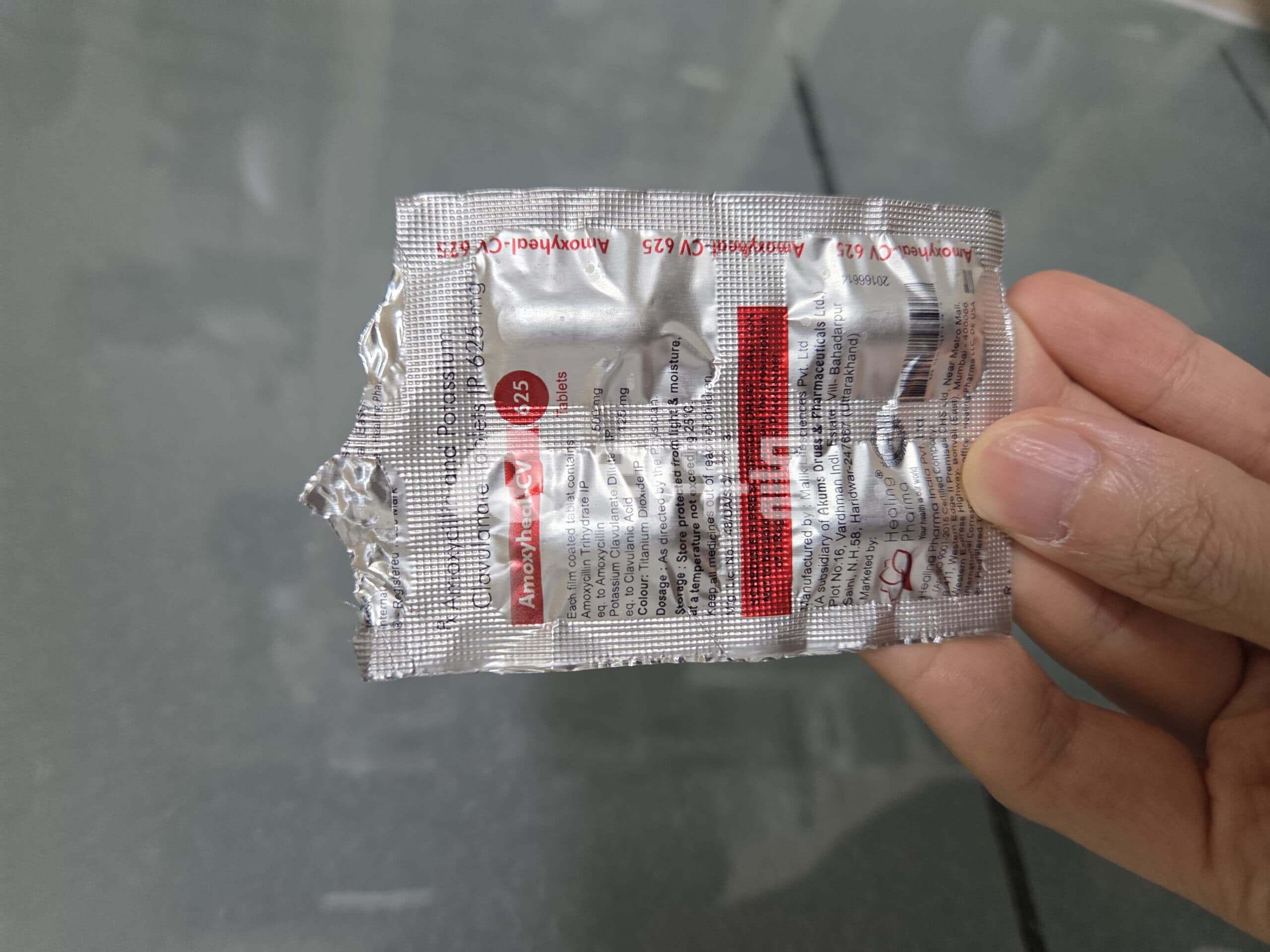 오구멘틴정 625mg (아목시실린 Amoxycillin 500mg + 클라불란산 Pot.Clavulanate 125mg) 직구 후기