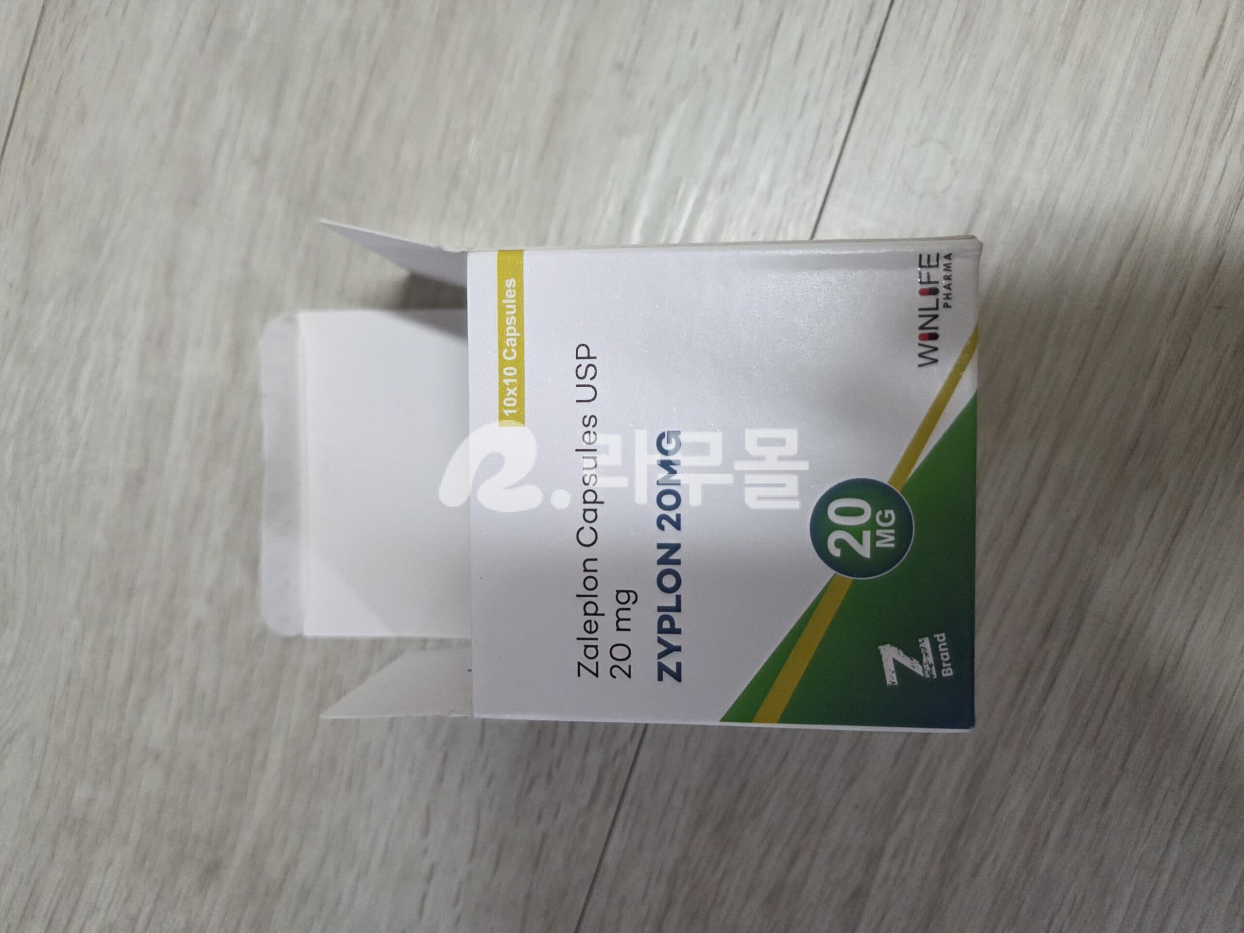 자이플론 20 (잘레플론 Zaleplon 20mg) 직구 후기