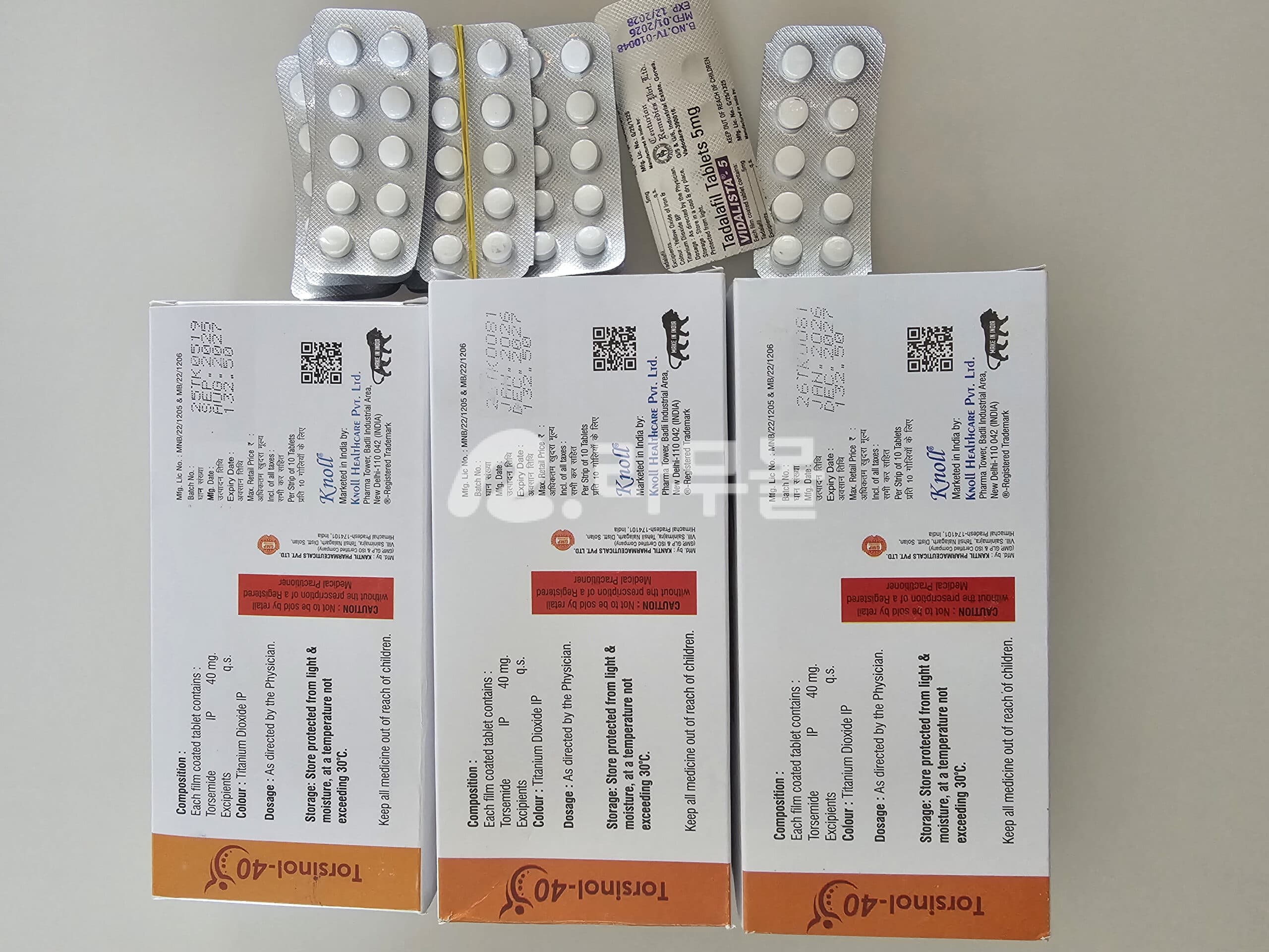 라식스 토르시놀 40mg (토르세미드 40mg) 직구 후기