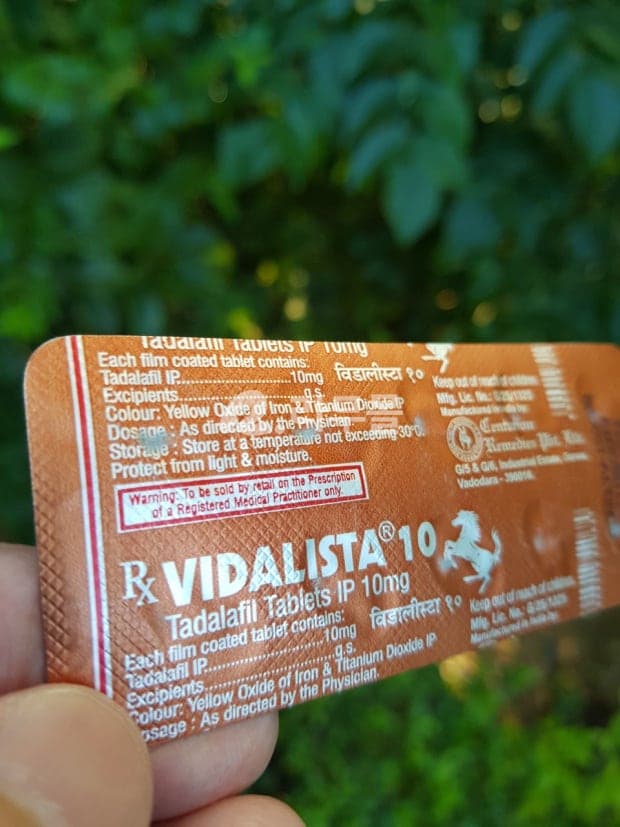 비달리스타 CT 20mg (씹을 수 있는) 직구 후기
