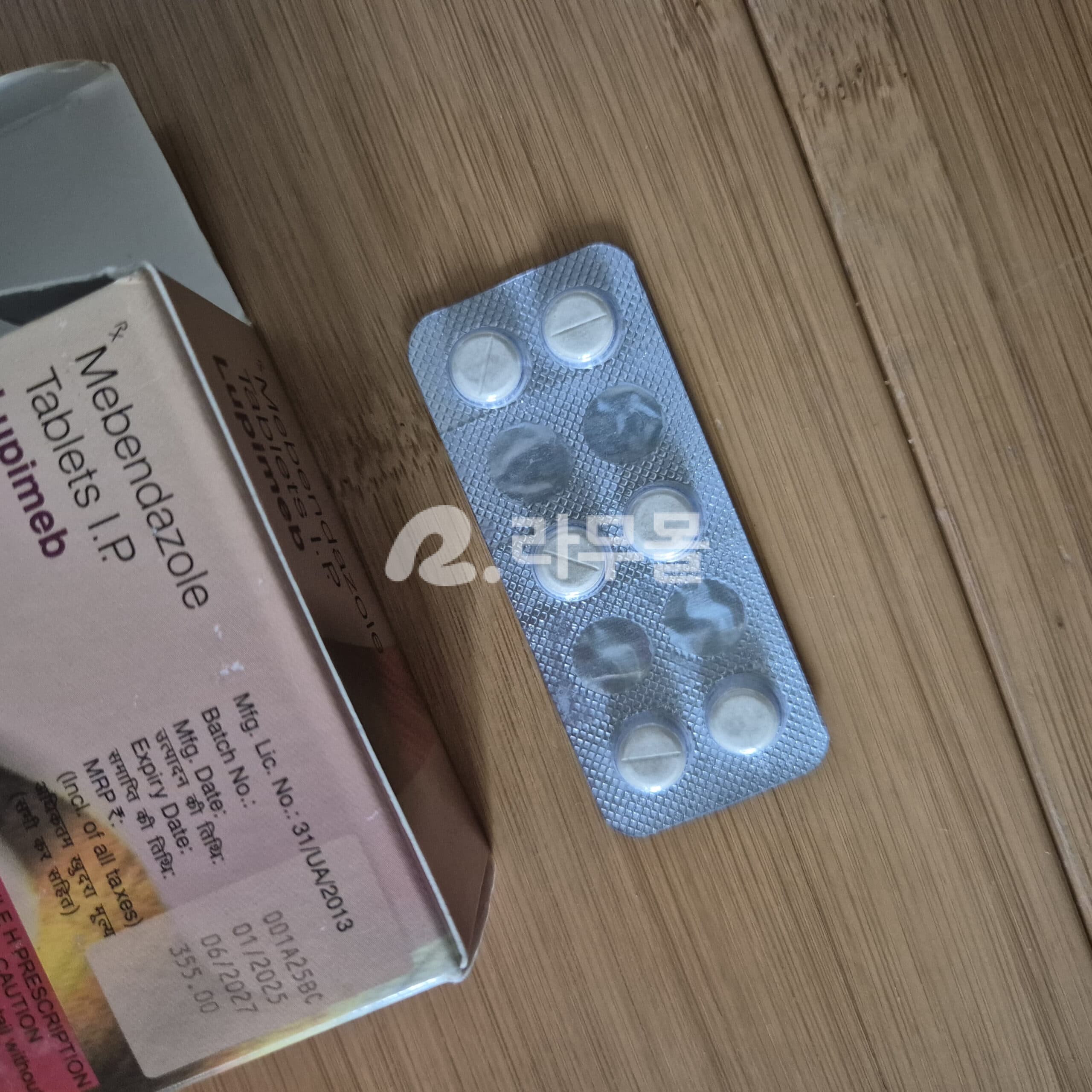 메벤다졸 루피멥 100mg 직구 후기