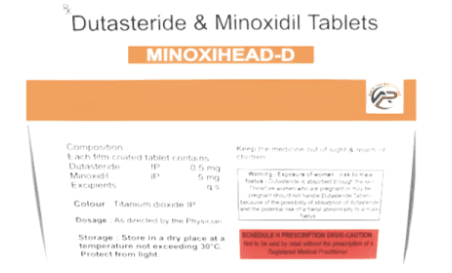 Minoxihead -D 두타스테리드 + 미녹시딜