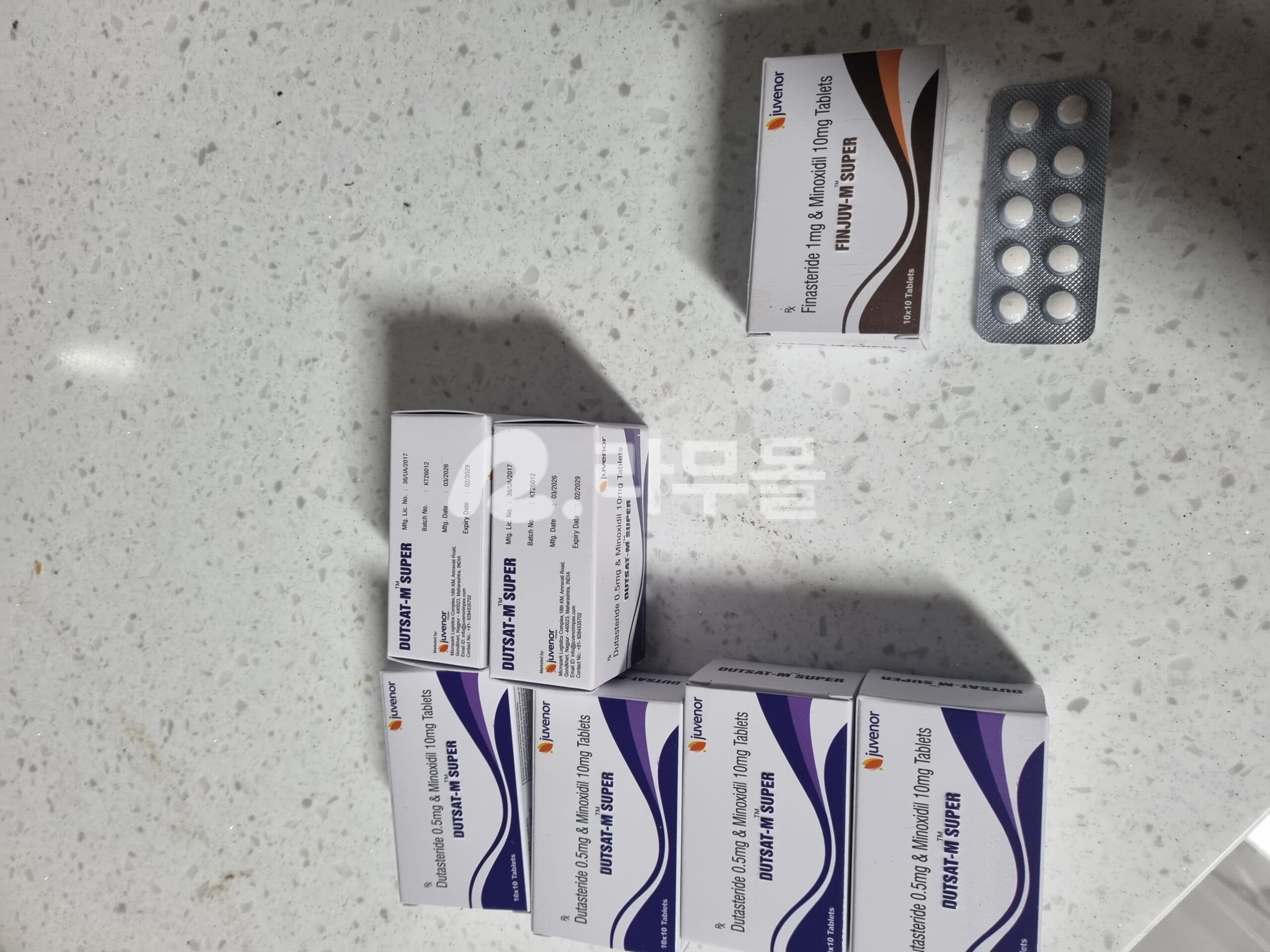 두사트-M SUPER ( 두타스테리드 Dutasteride 0.5mg + Minoxidil 미녹시딜 10mg ) 직구 후기