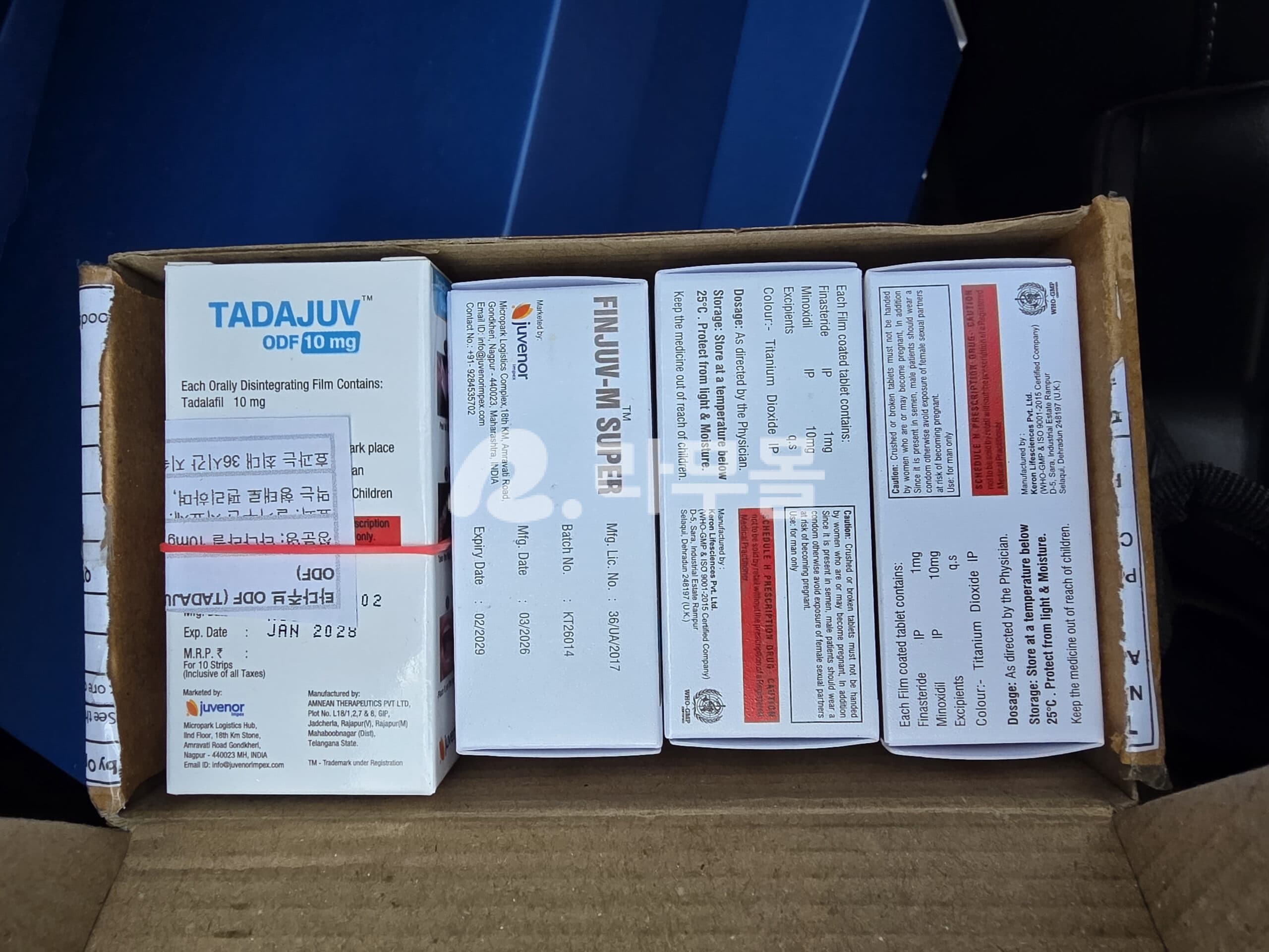 핀주브-M SUPER ( Finasteride 피나스테리드 1mg + Minoxidil 미녹시딜 10mg ) 직구 후기