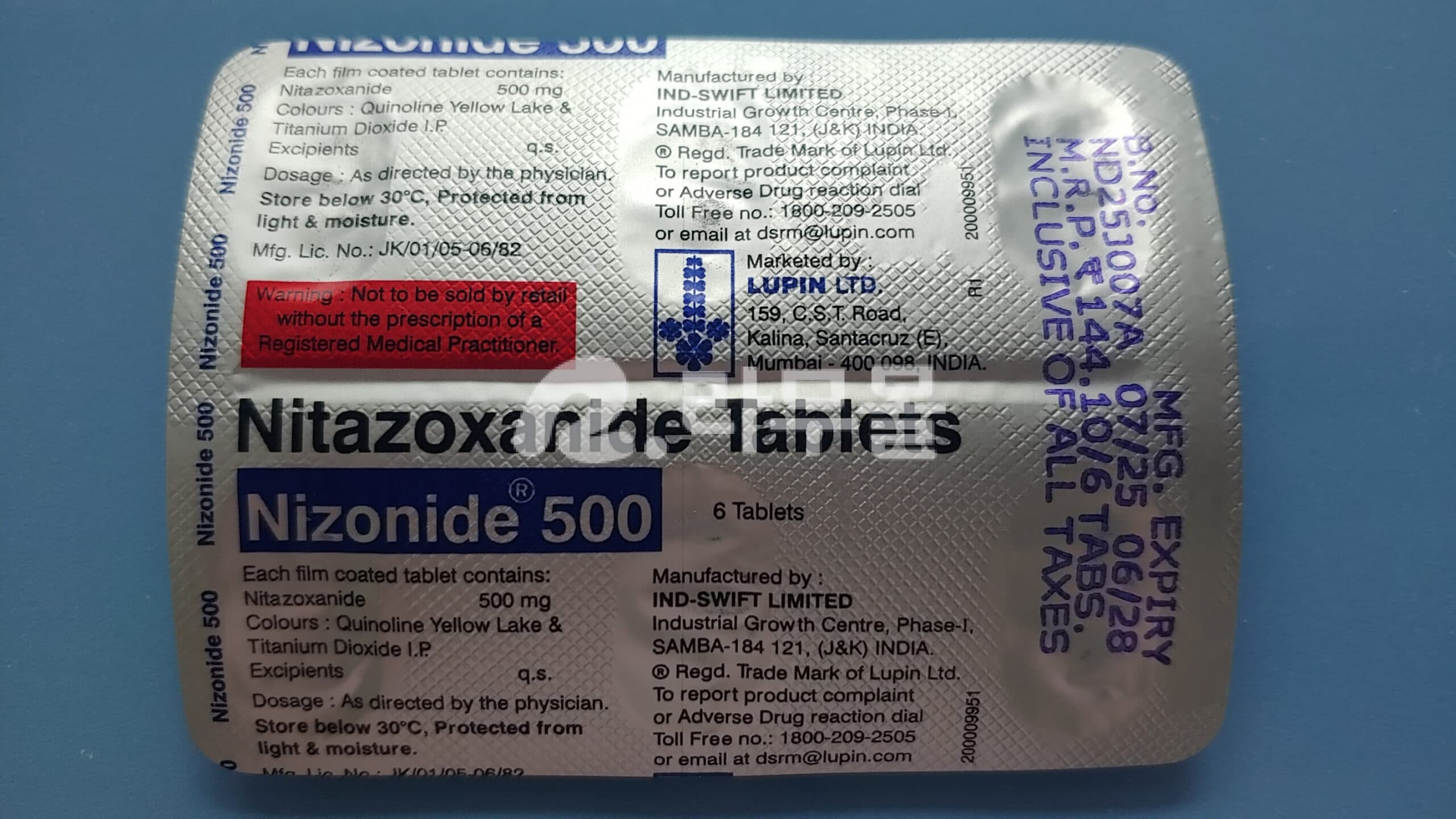 니타조사나이드 니조나이드 500mg 직구 후기
