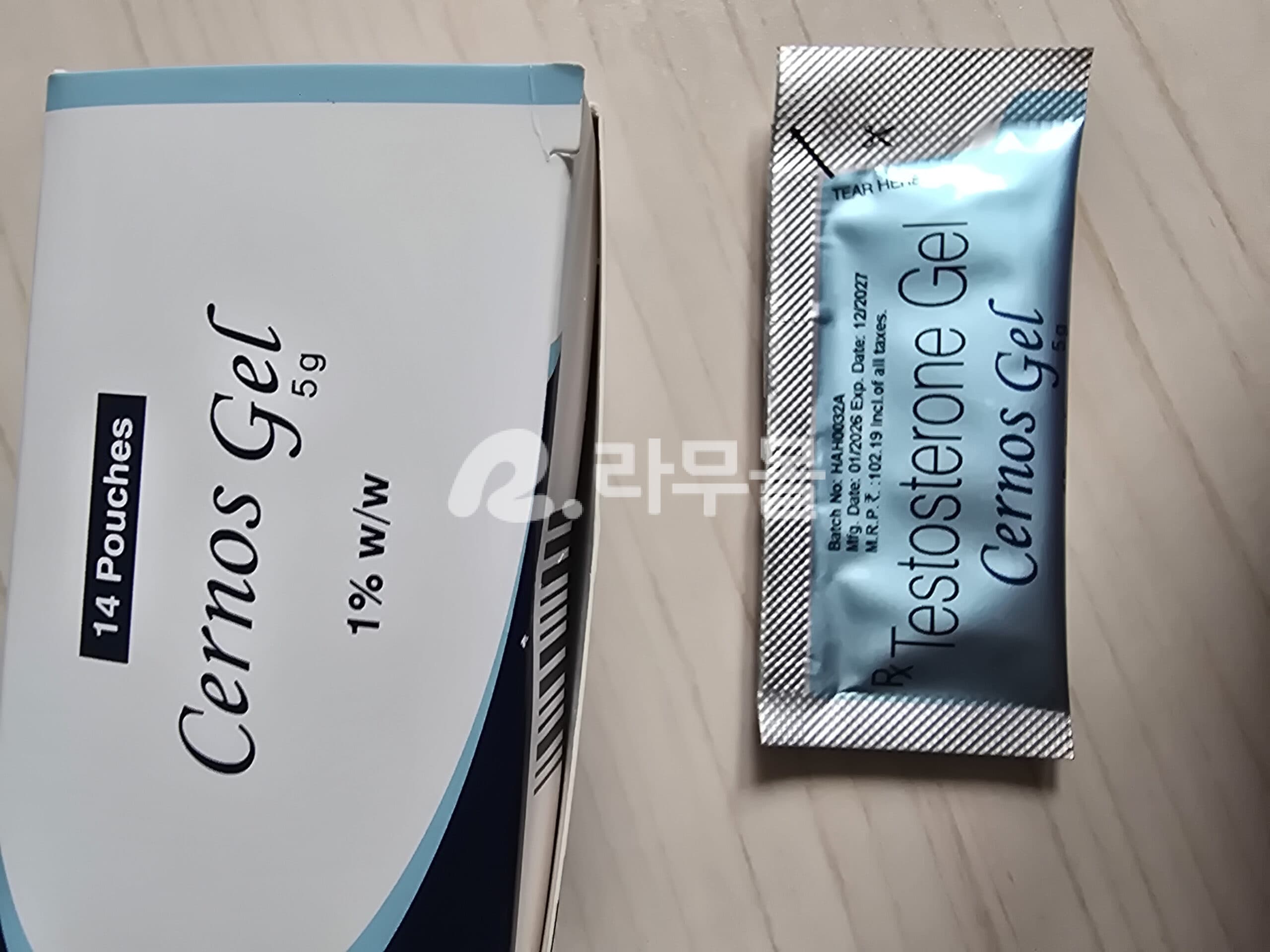 서노스겔 (바르는 남성호르몬 크림) 직구 후기