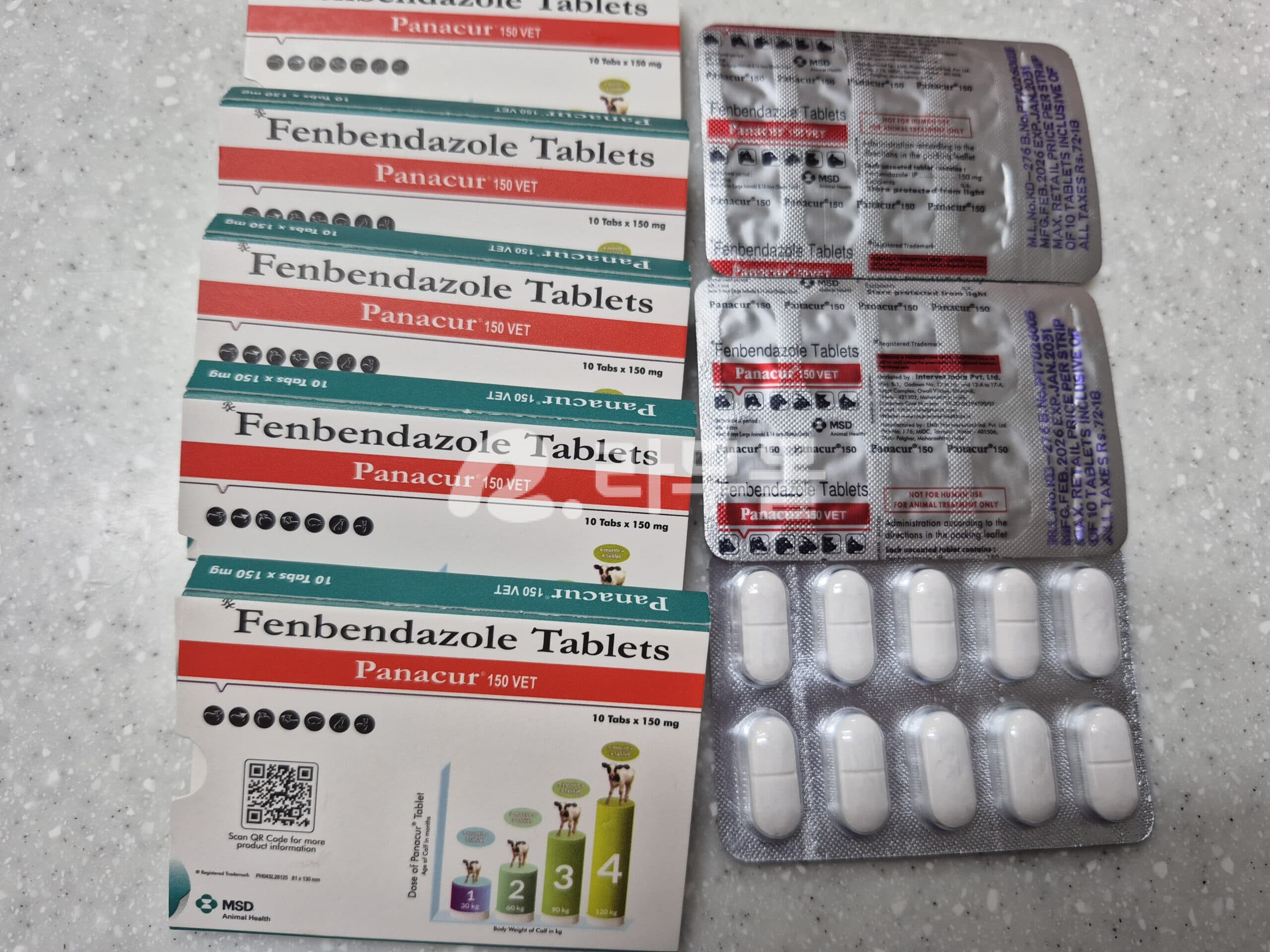 펜벤다졸 파나쿠어 150mg 직구 후기
