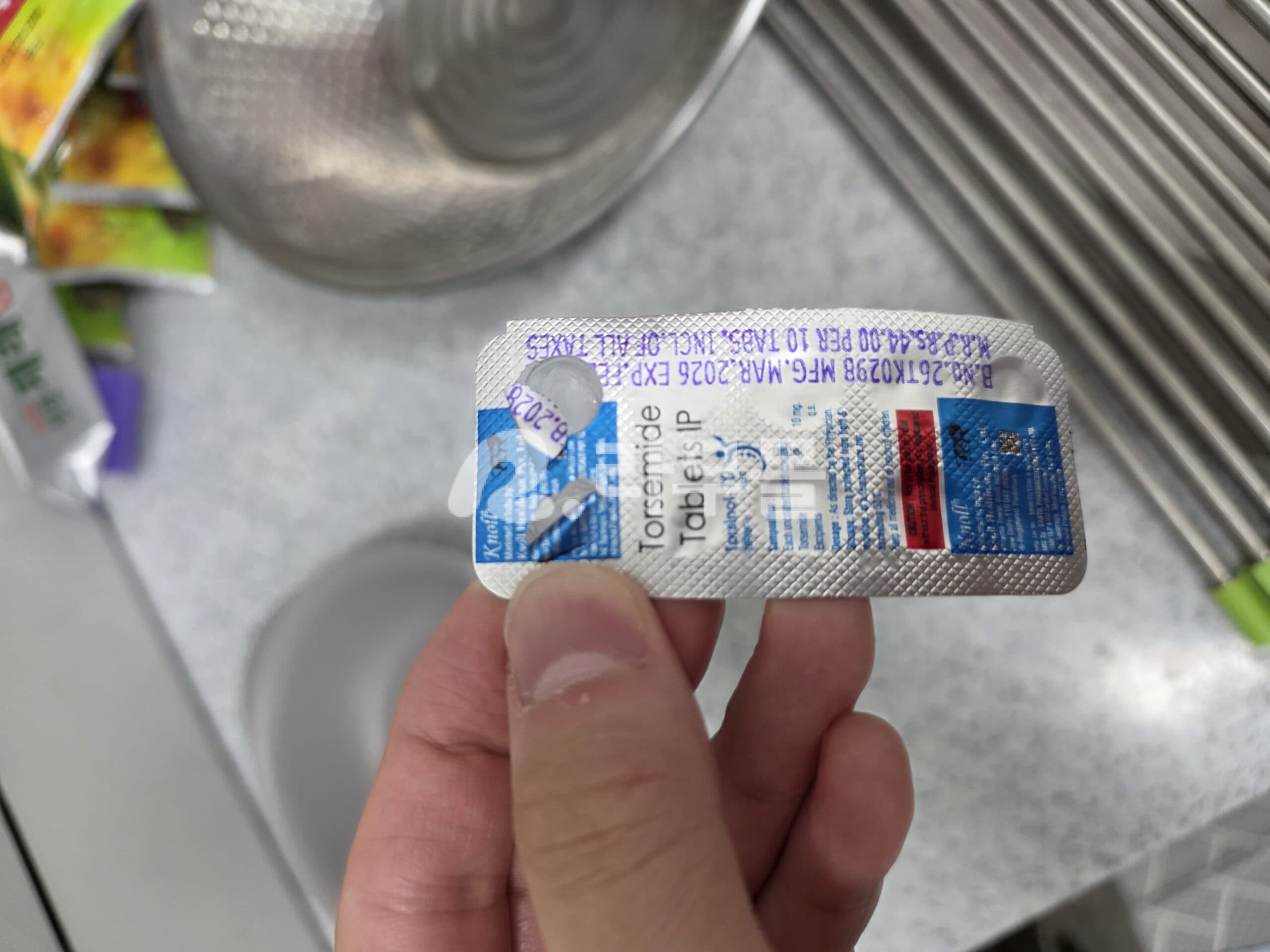 라식스 토르시놀 10mg (토르세미드 10mg) 직구 후기