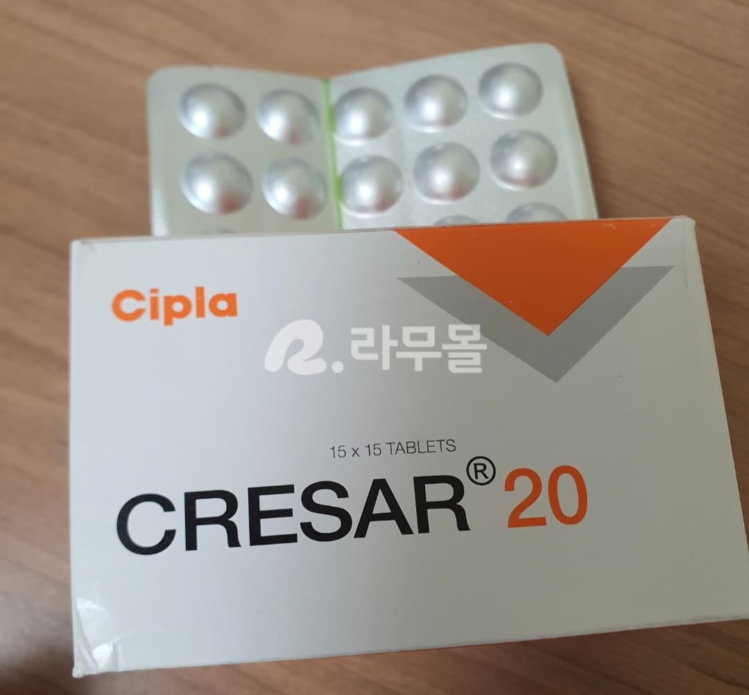 미카르티스정 크레사 (텔미사르탄20mg) 직구 후기