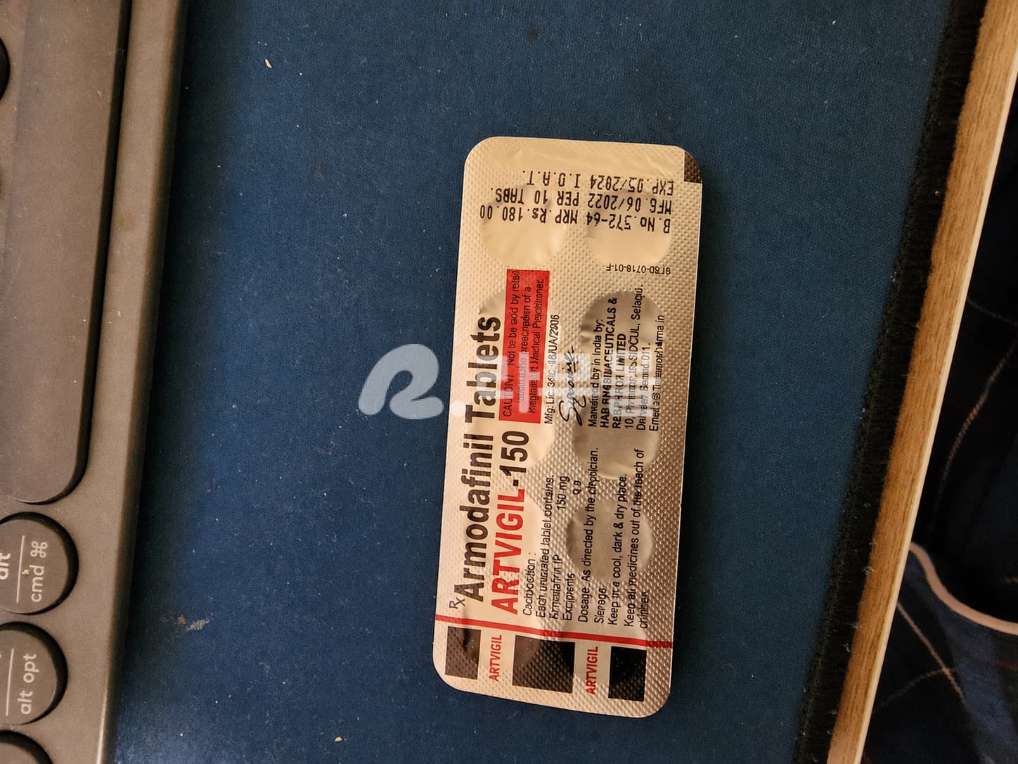 아르모다피닐 Artvigil 150mg 직구 후기