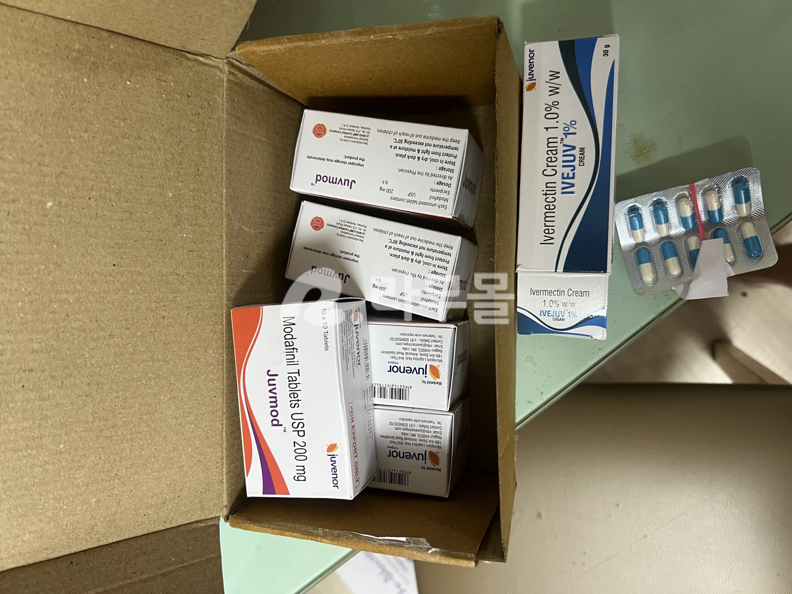 모다피닐 JUVMOD 200mg 직구 후기
