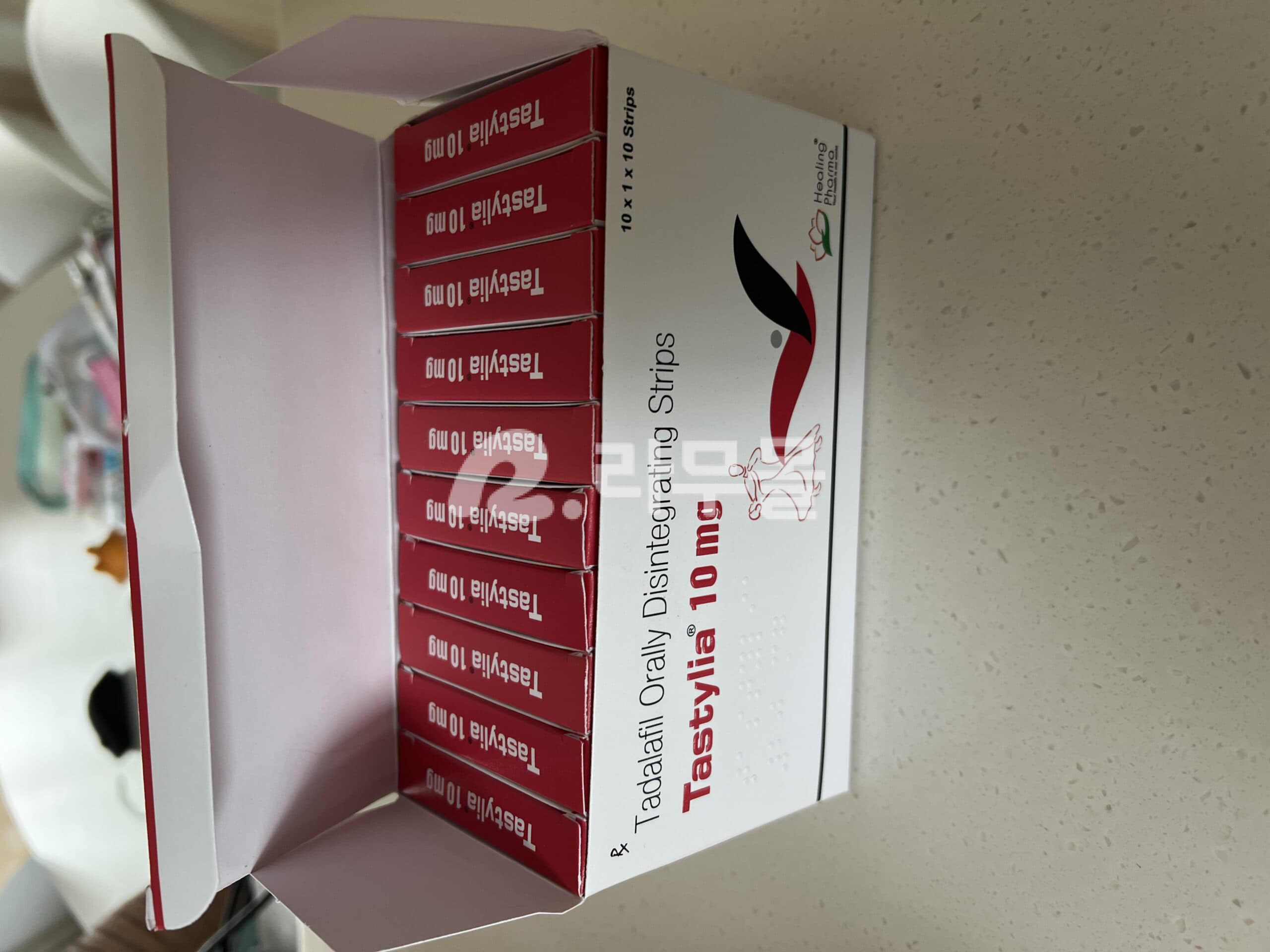 테이스티리아 10mg (필름형) 직구 후기
