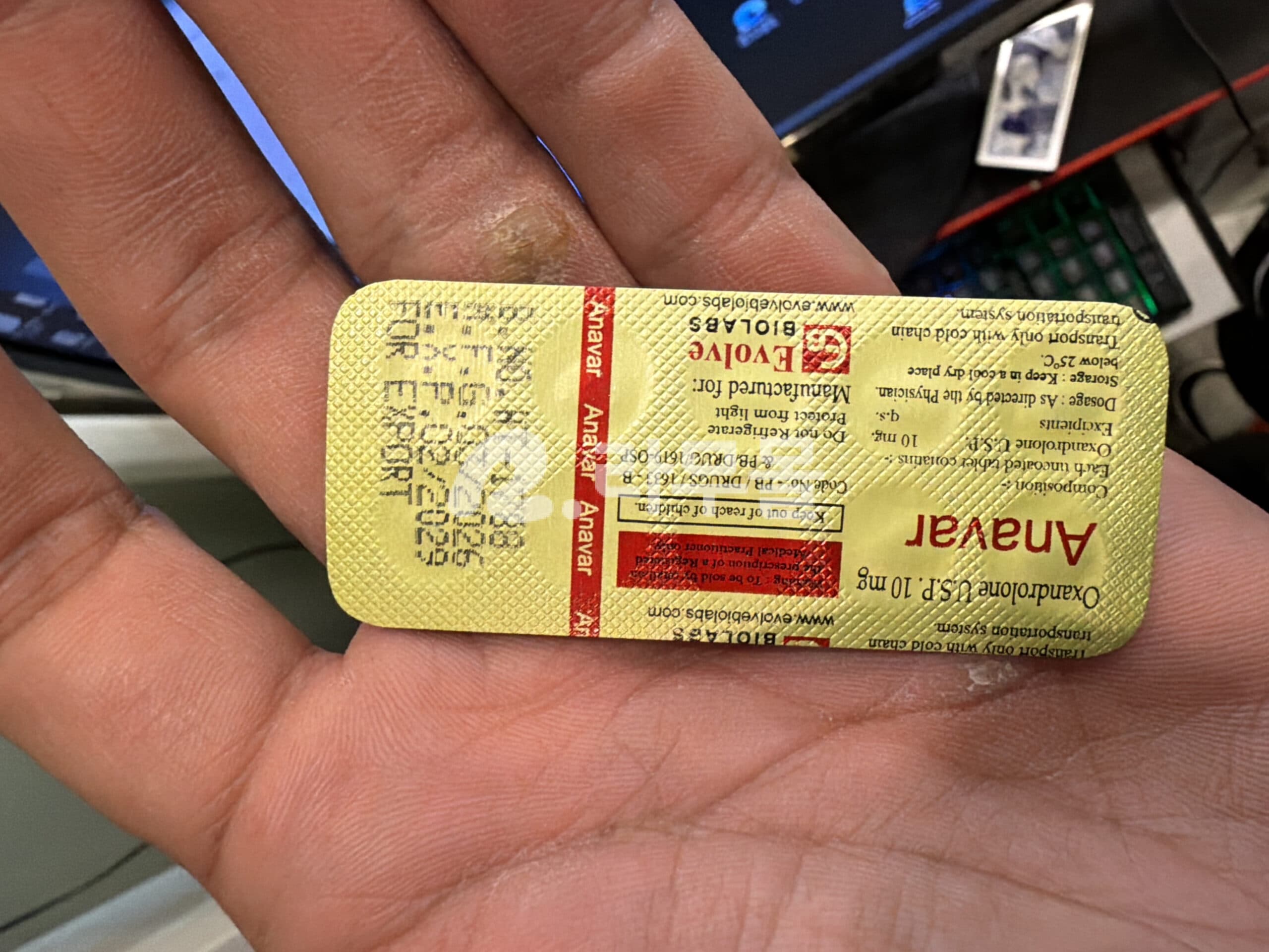 아나바일 - 10 ( 옥산드롤론10mg ) 직구 후기
