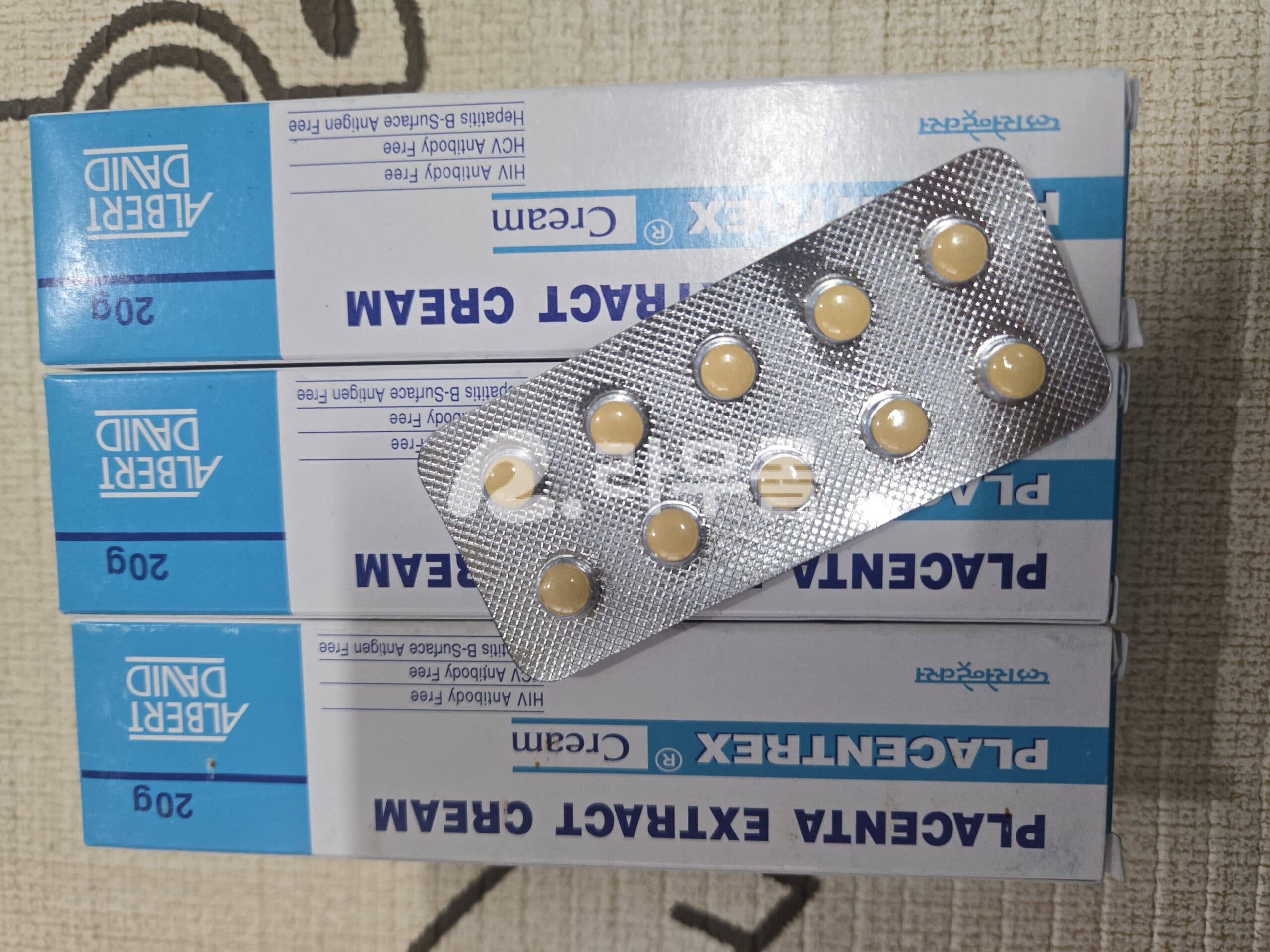 테반크림 플라센트렉스 크림 20g 직구 후기