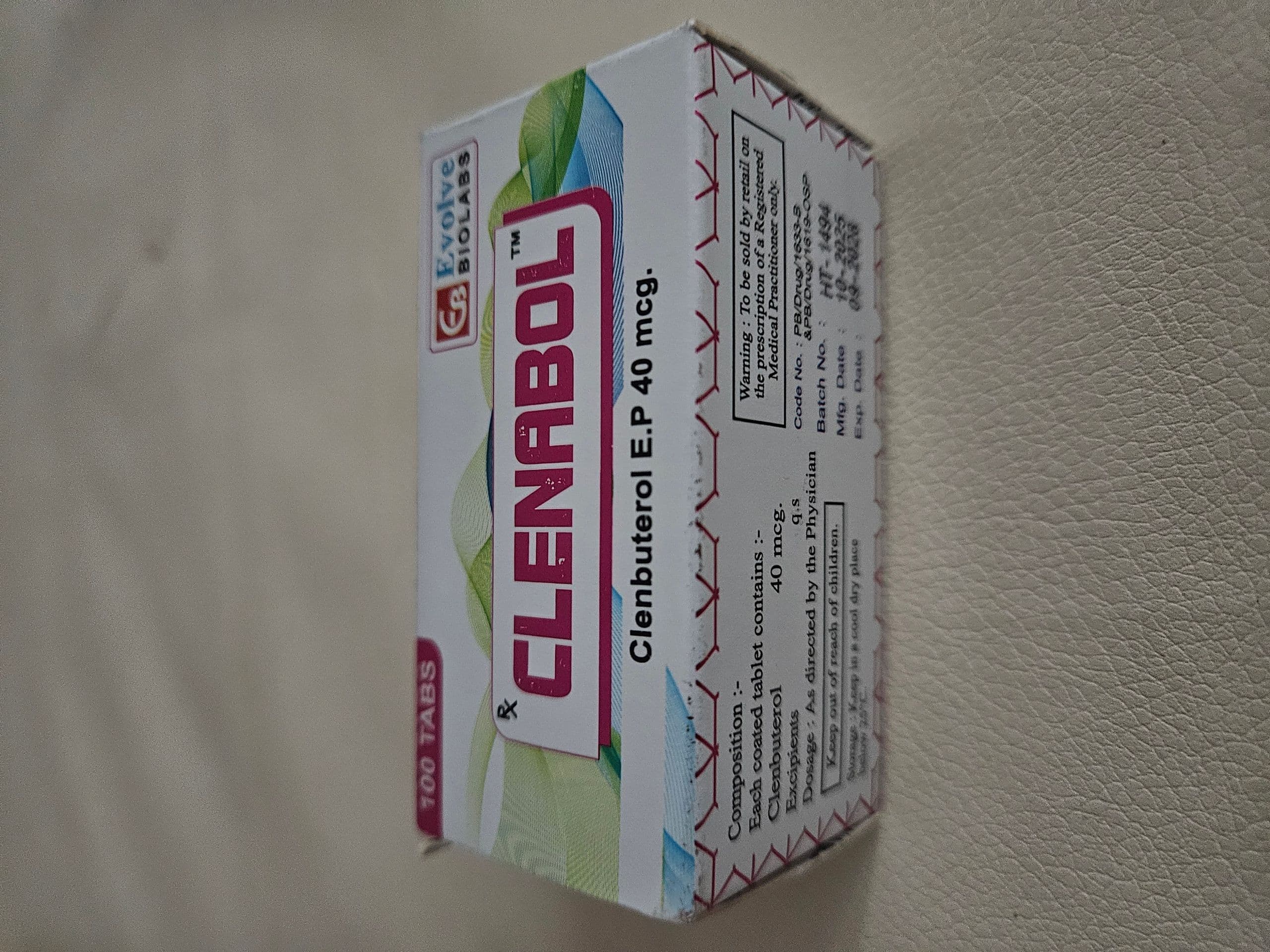 클레나볼 ( 클렌부테롤 Clenbuterol 40mg ) 직구 후기