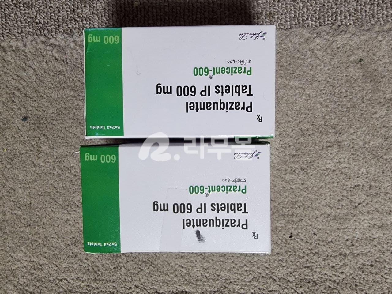 프라지콴텔 Prazinec 600mg 직구 후기