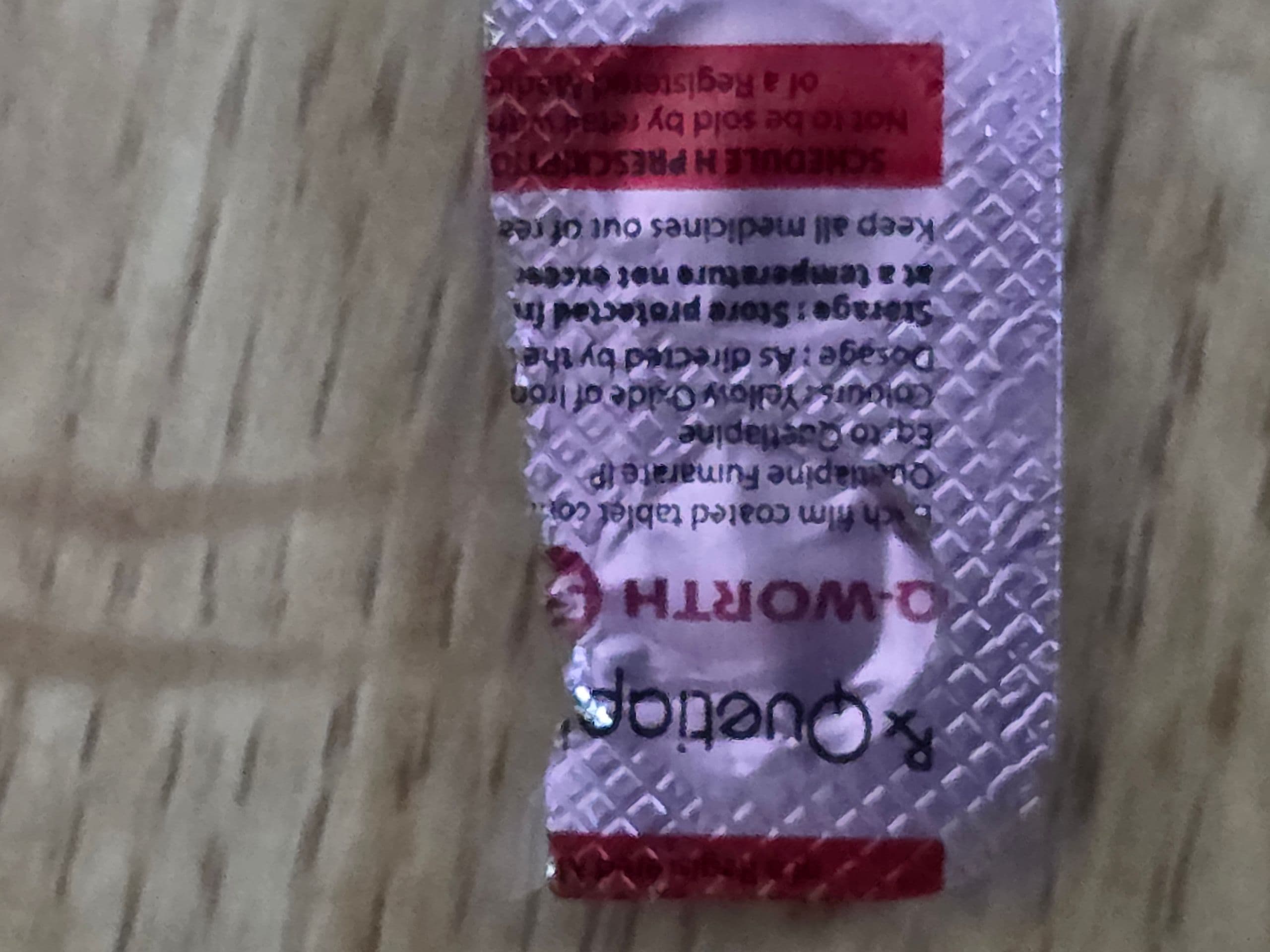 쿠에타핀정 QUTIDIN 50mg 직구 후기