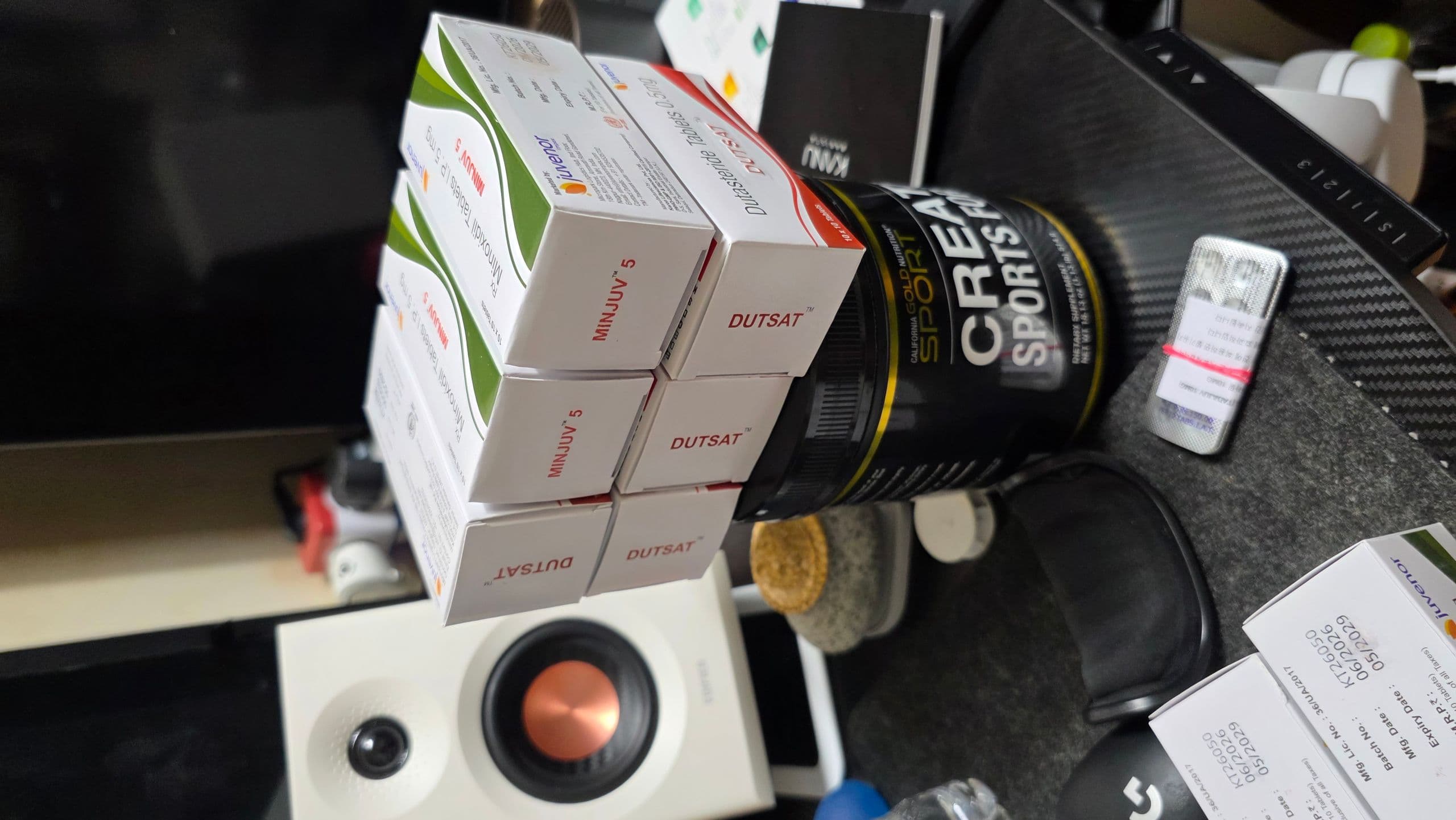 두사트+민주브5mg 직구 후기