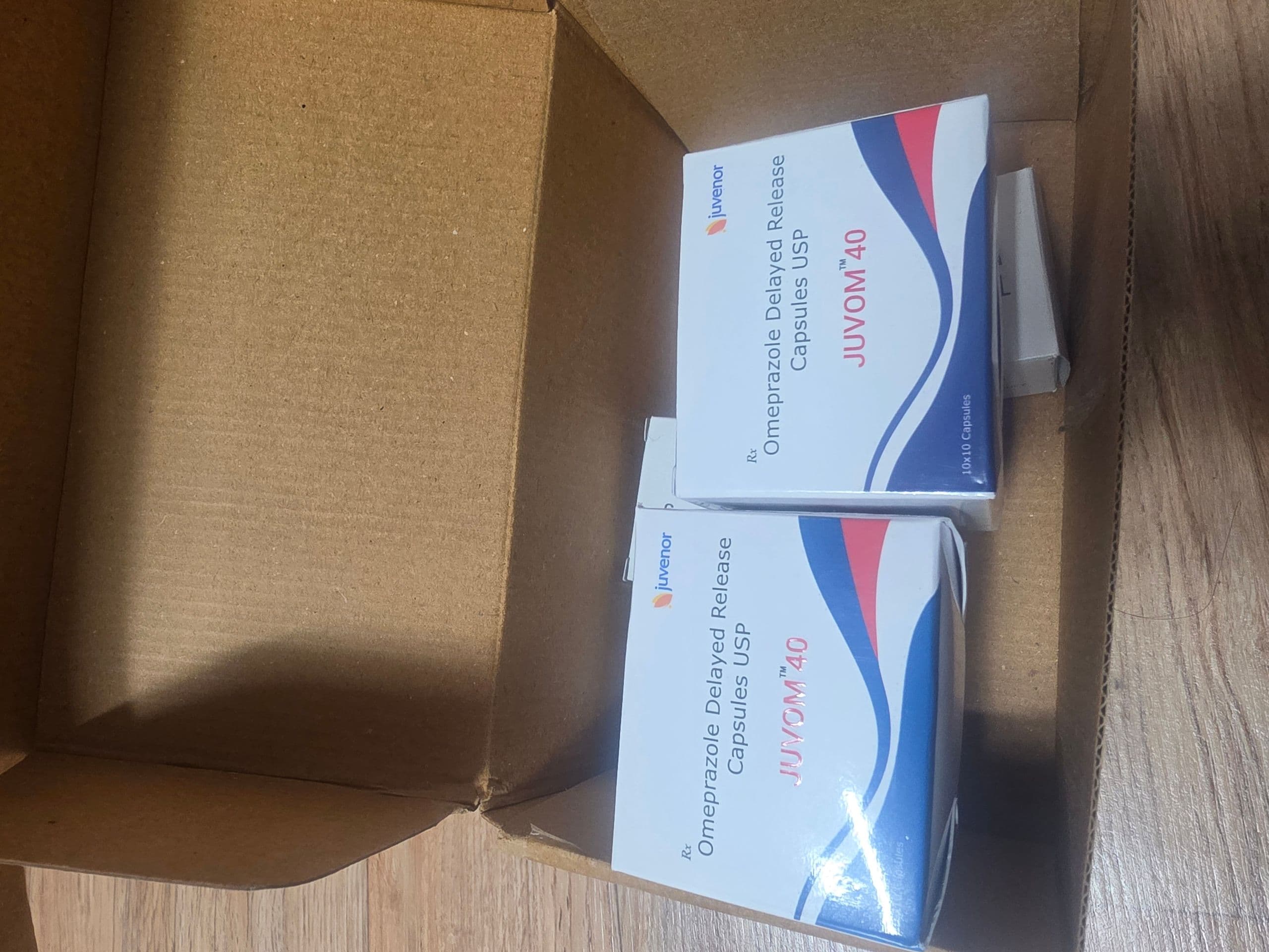 오메프라졸 JUVOM 40mg 직구 후기