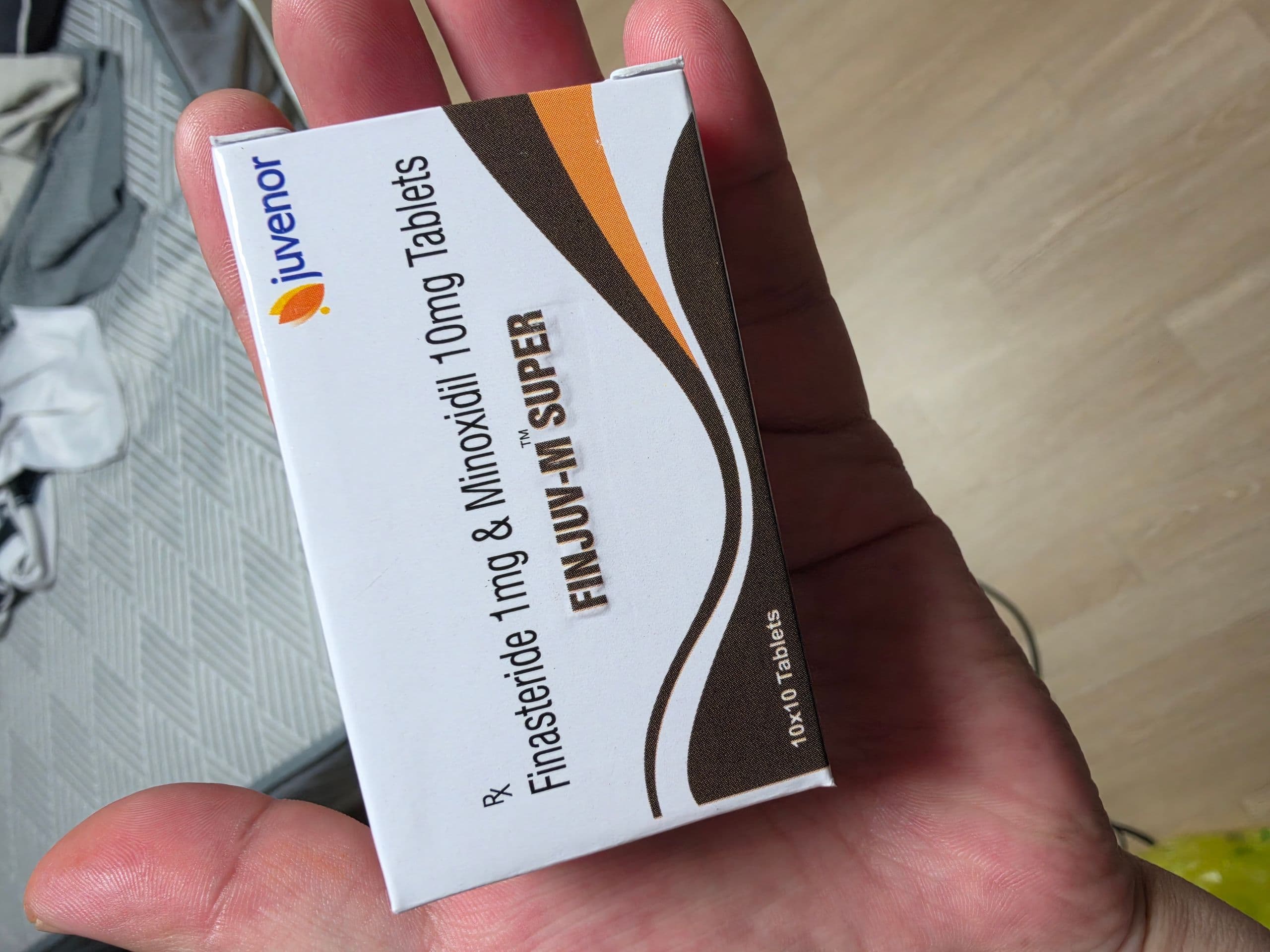 핀주브-M SUPER ( Finasteride 피나스테리드 1mg + Minoxidil 미녹시딜 10mg ) 직구 후기