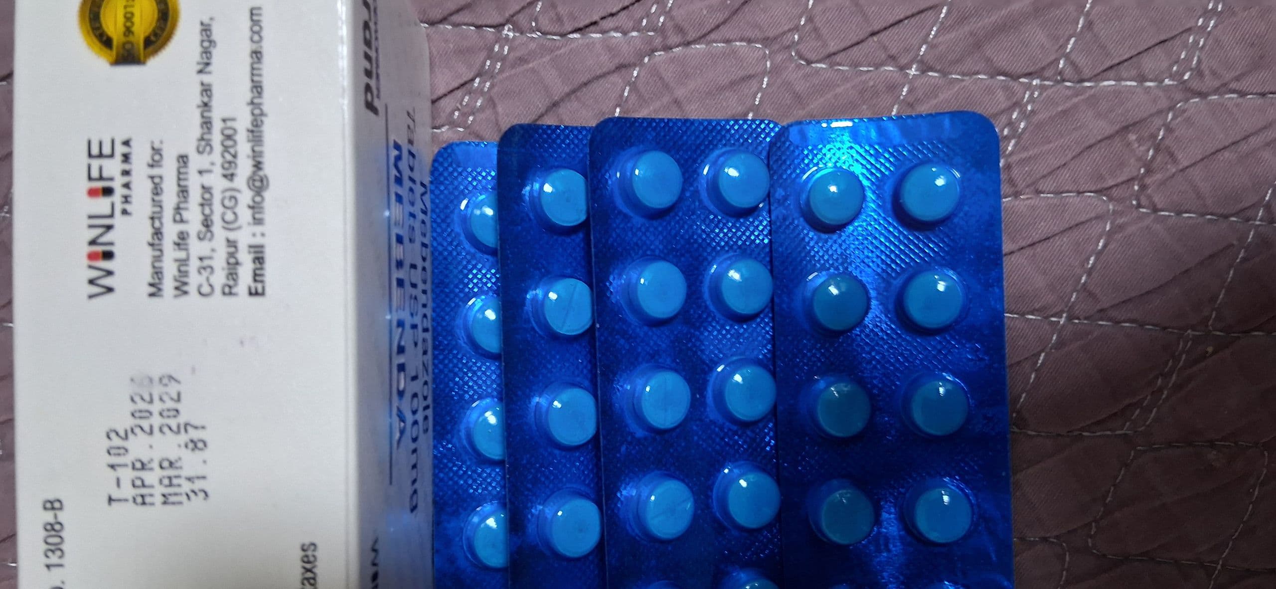 구충제 메벤자 (메벤다졸 100mg) 직구 후기
