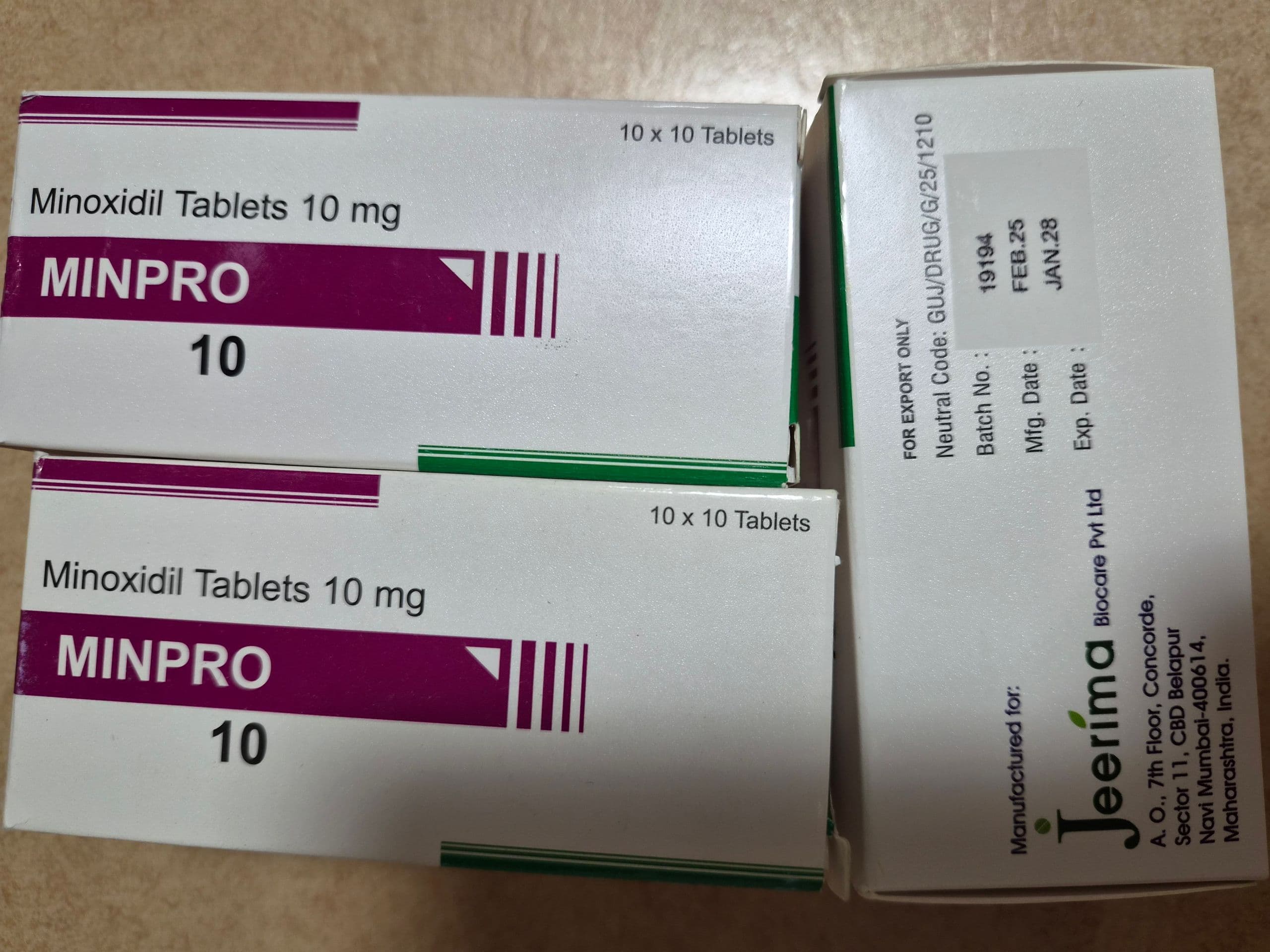 미녹시딜 민프로 10mg 직구 후기