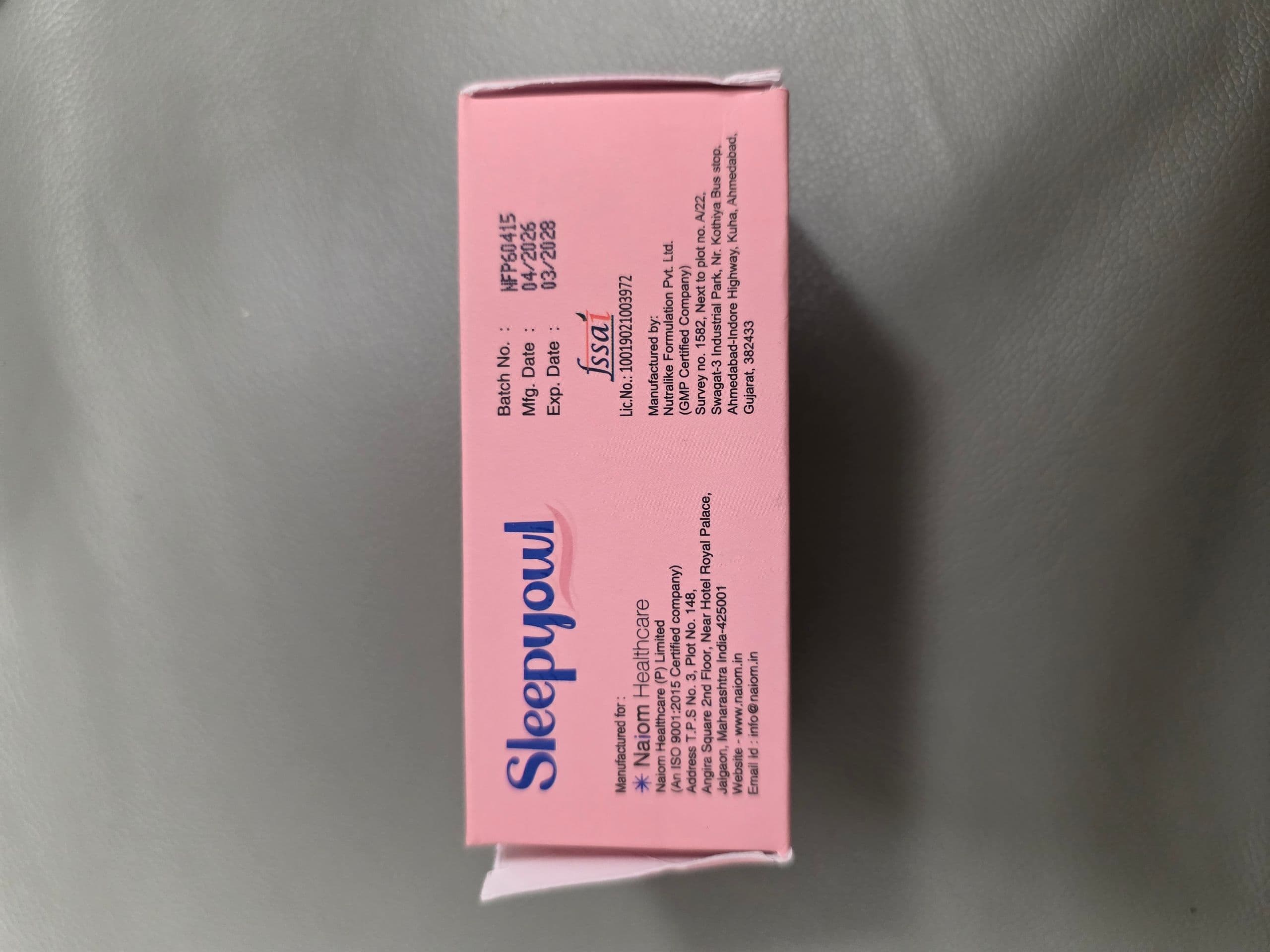 슬립요울 10mg (멜라토닌 Melatonin 10mg) 직구 후기