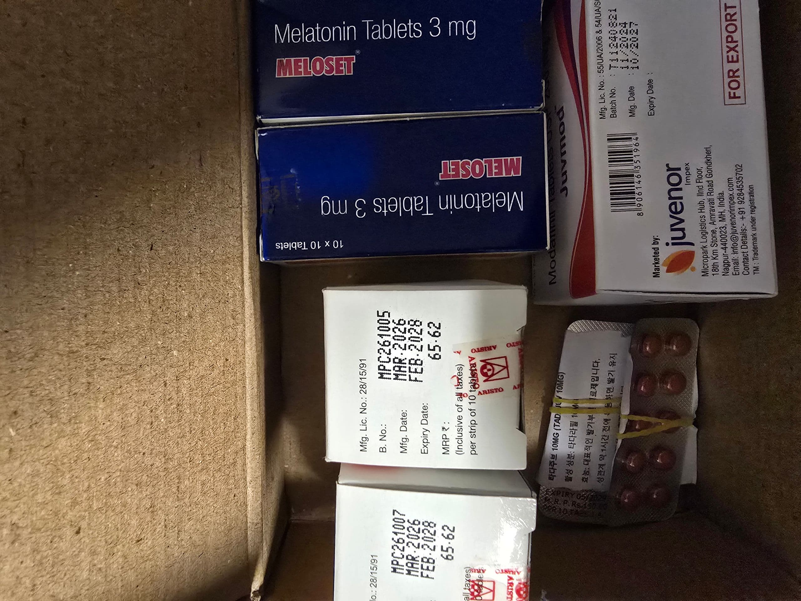 멜라토닌 멜로셋 3mg 직구 후기