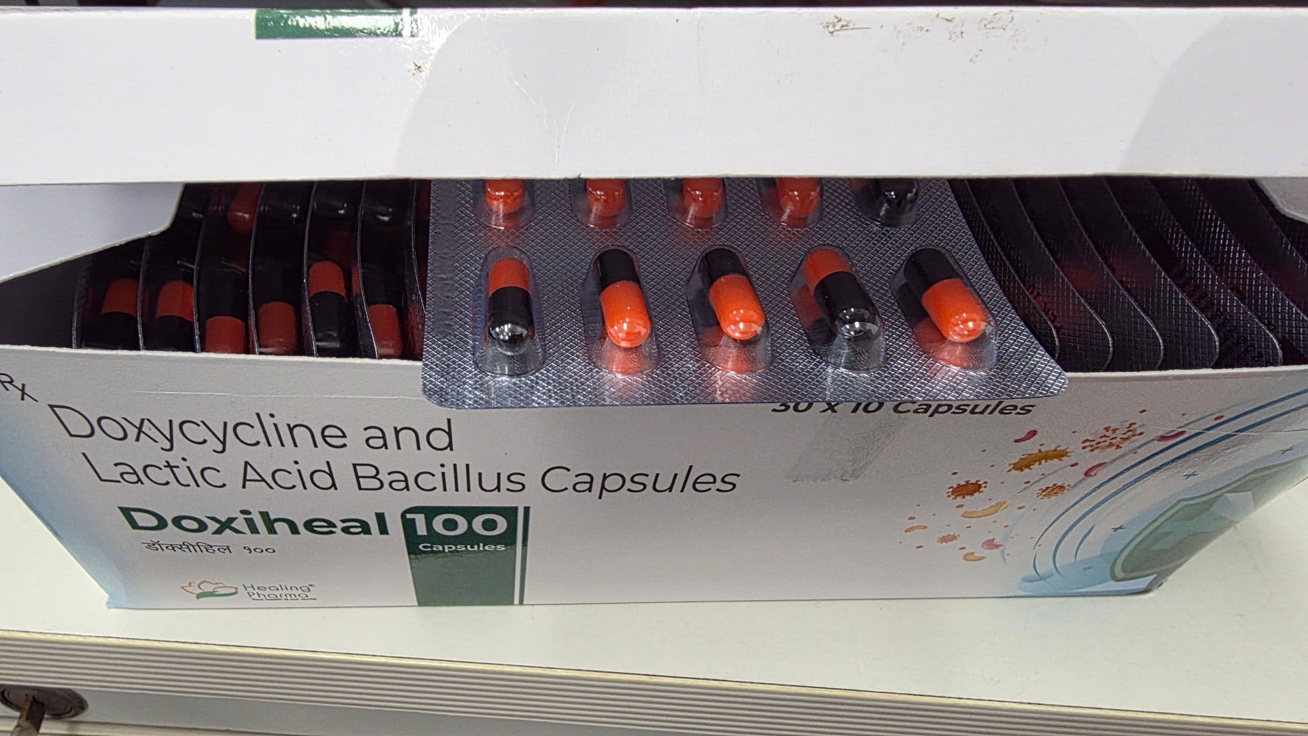 독시사이클린 독시힐 100mg (독시사이클린 Doxycycline 100mg) 직구 후기