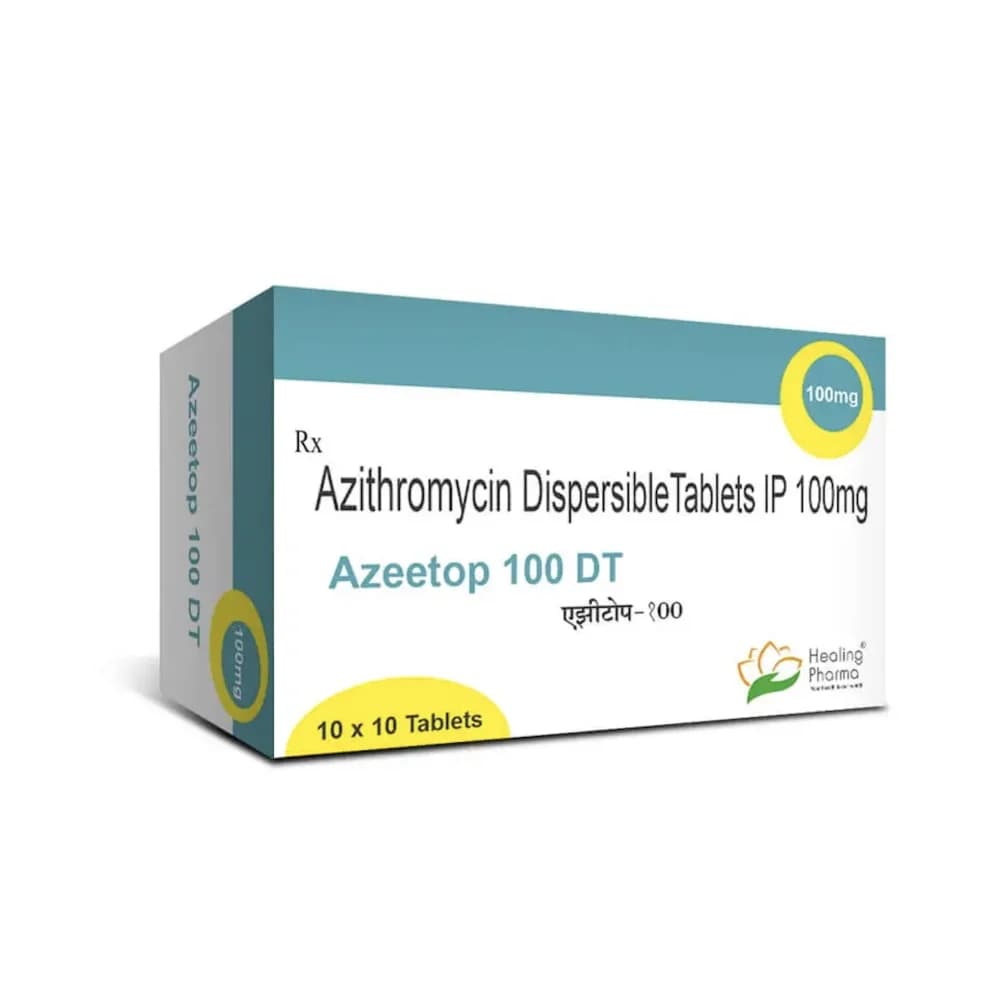 아지탑 (아지트로마이신 Azithromycin 100mg) 직구 후기