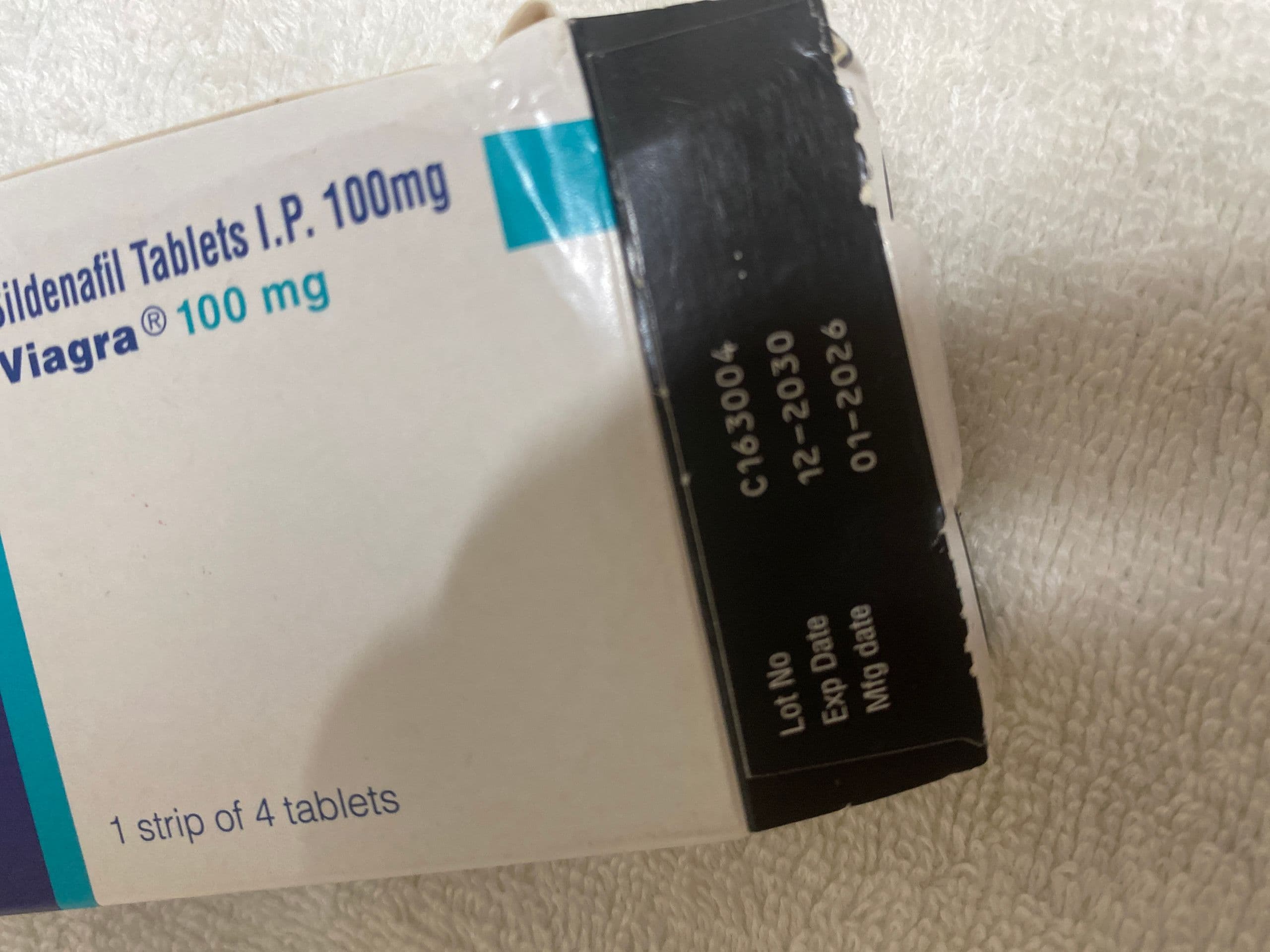 비아그라 오리지널 100mg ( 구연산 실데나필 Sildenafil Citrate 100mg ) 직구 후기