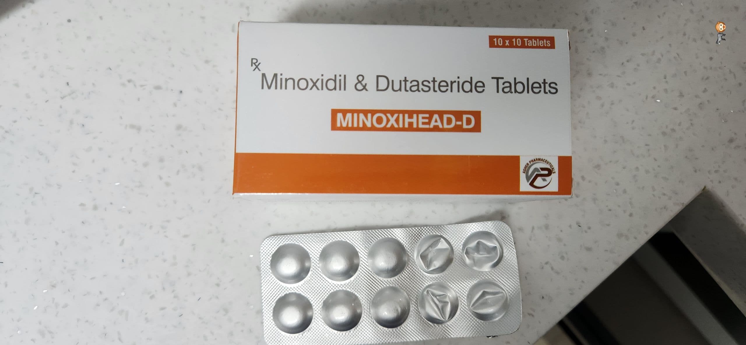 Minoxihead -D 두타스테리드 + 미녹시딜 직구 후기