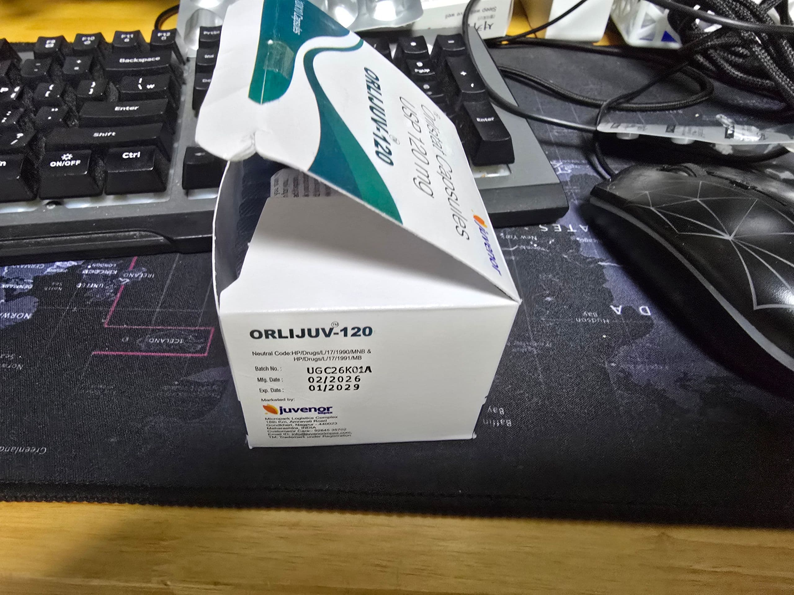 오르리스타트 올리주브 120mg (제니칼) 직구 후기
