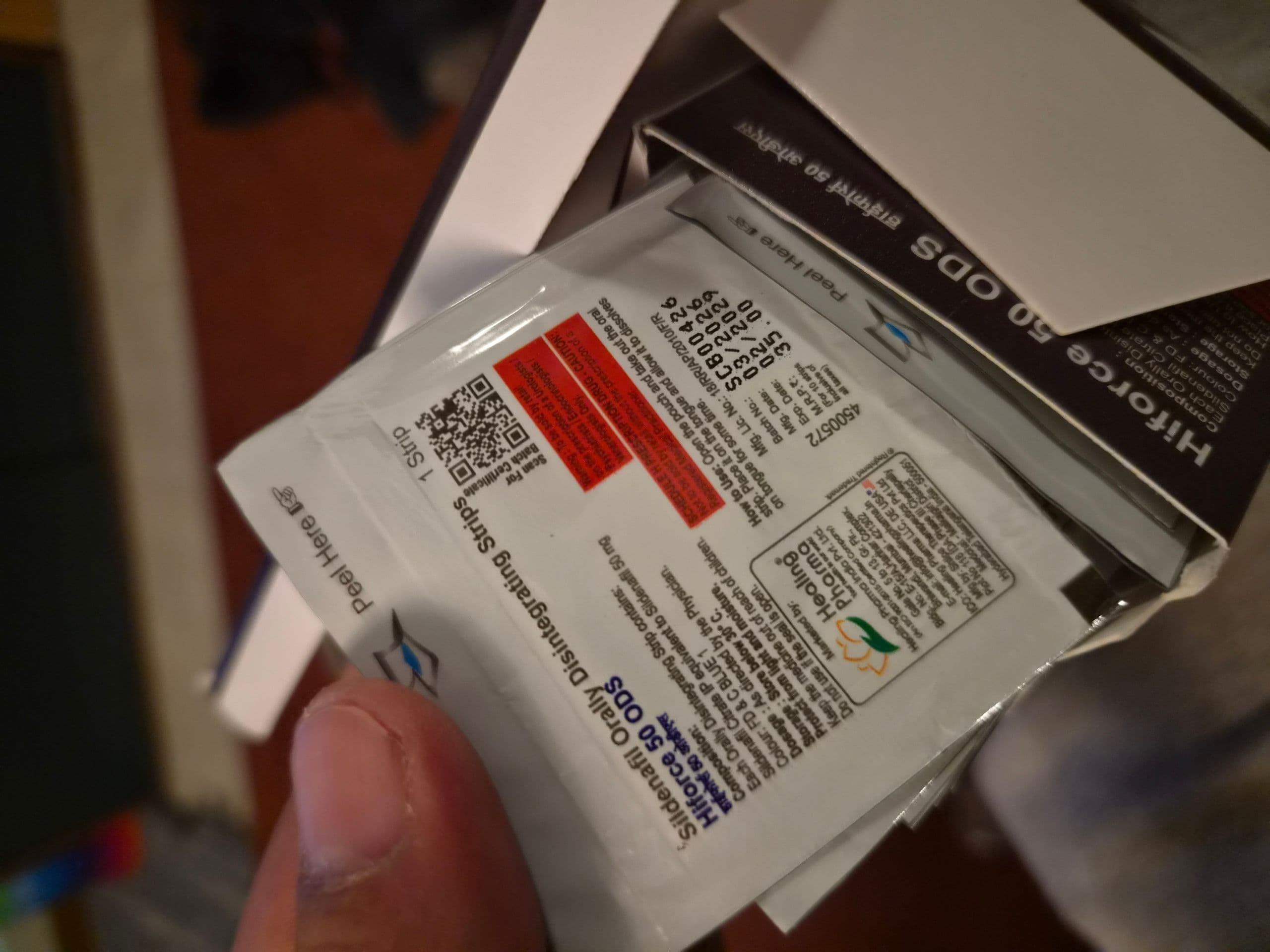 하이포스 50mg (필름형) 직구 후기