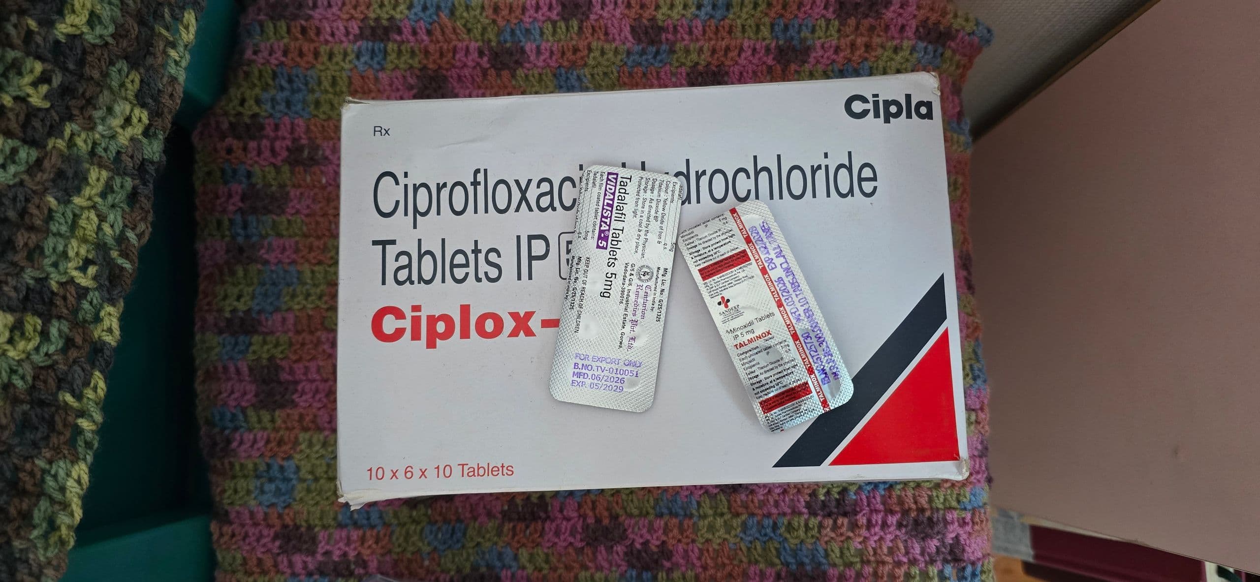 사이톱신정 시프로플록사신 Ciplox 500mg 직구 후기