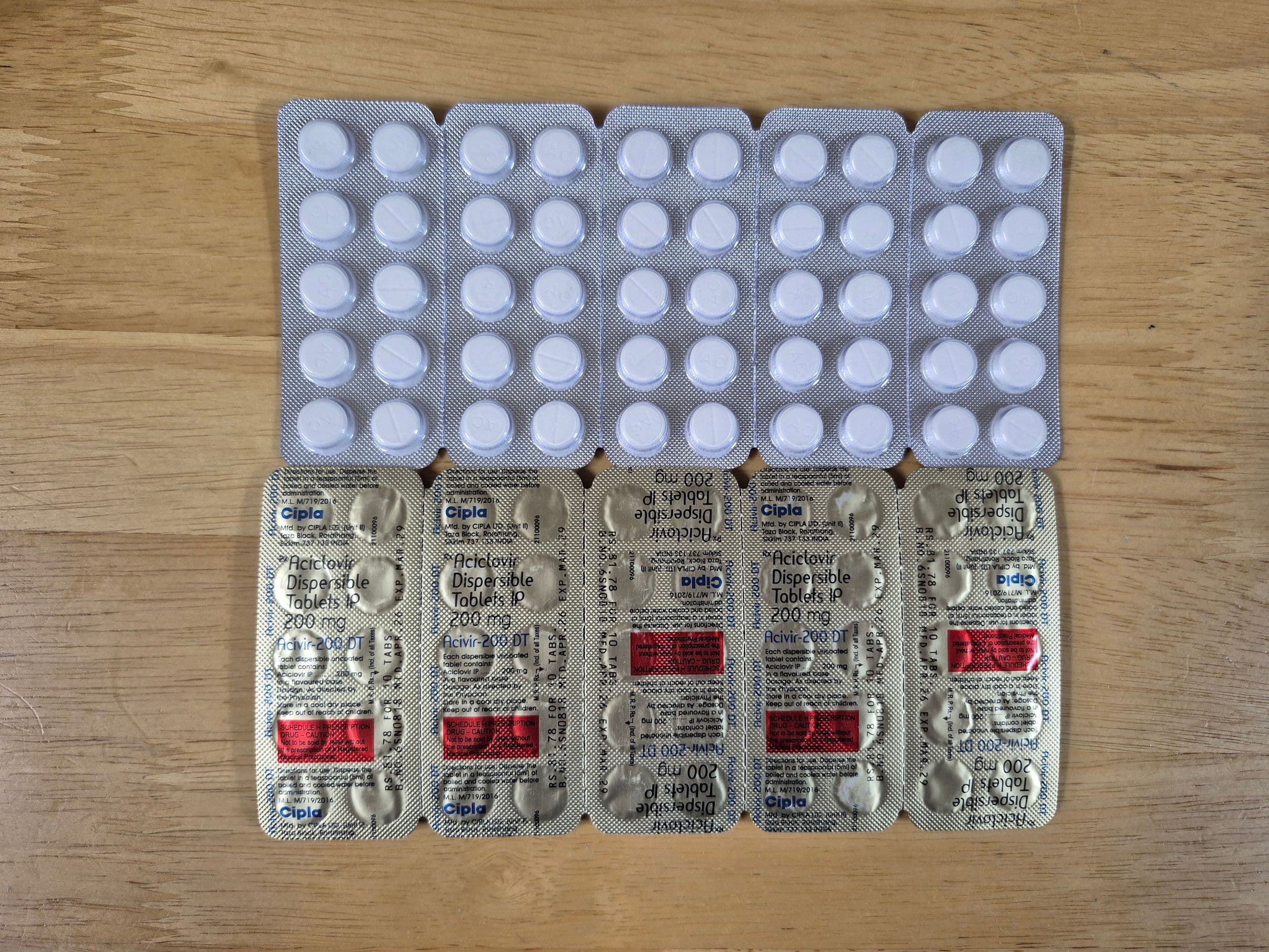 아시클로버 Acivir 200 DT 직구 후기