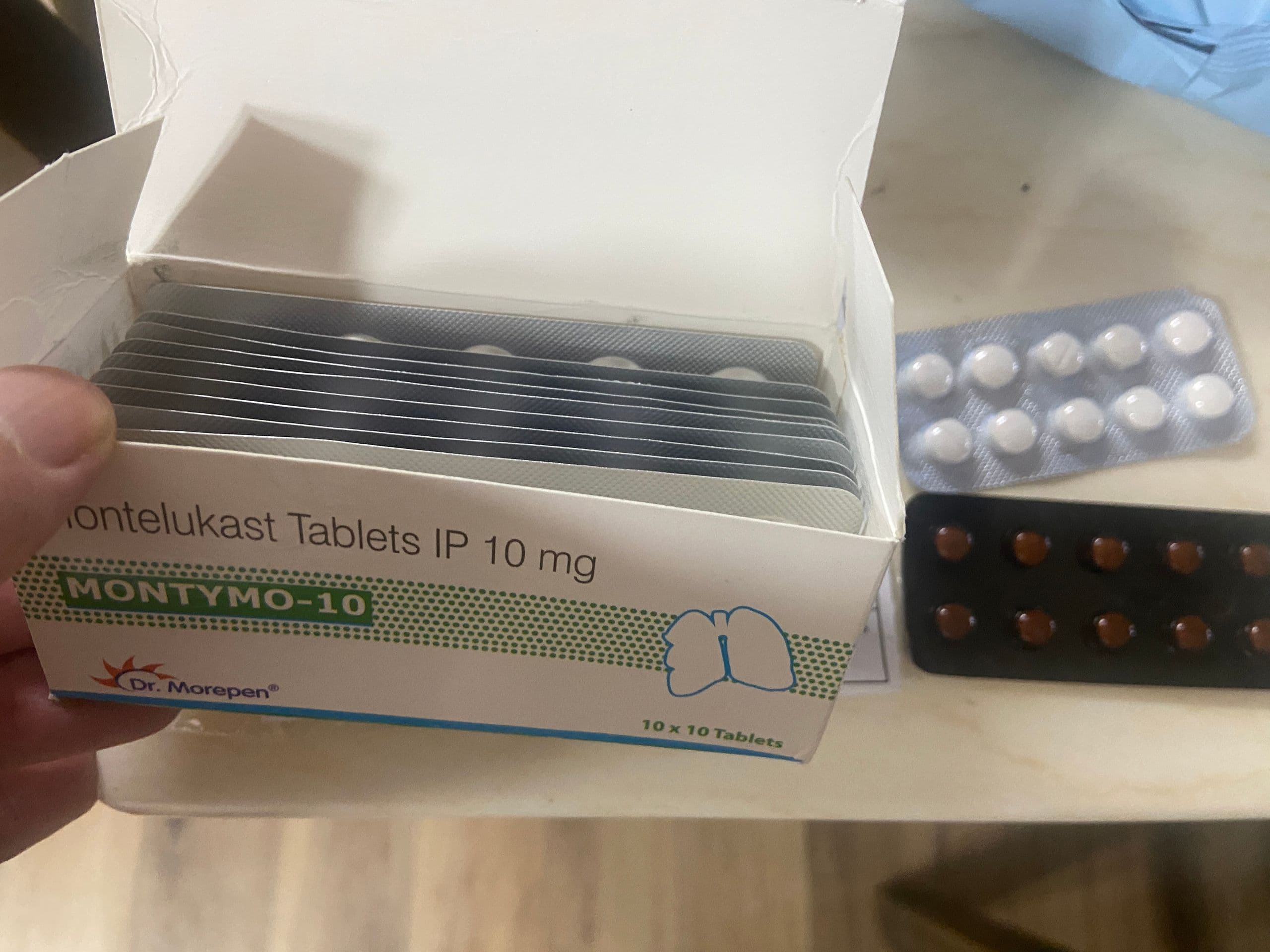 싱귤레어정 몬테루카스트 몬투 10mg 직구 후기