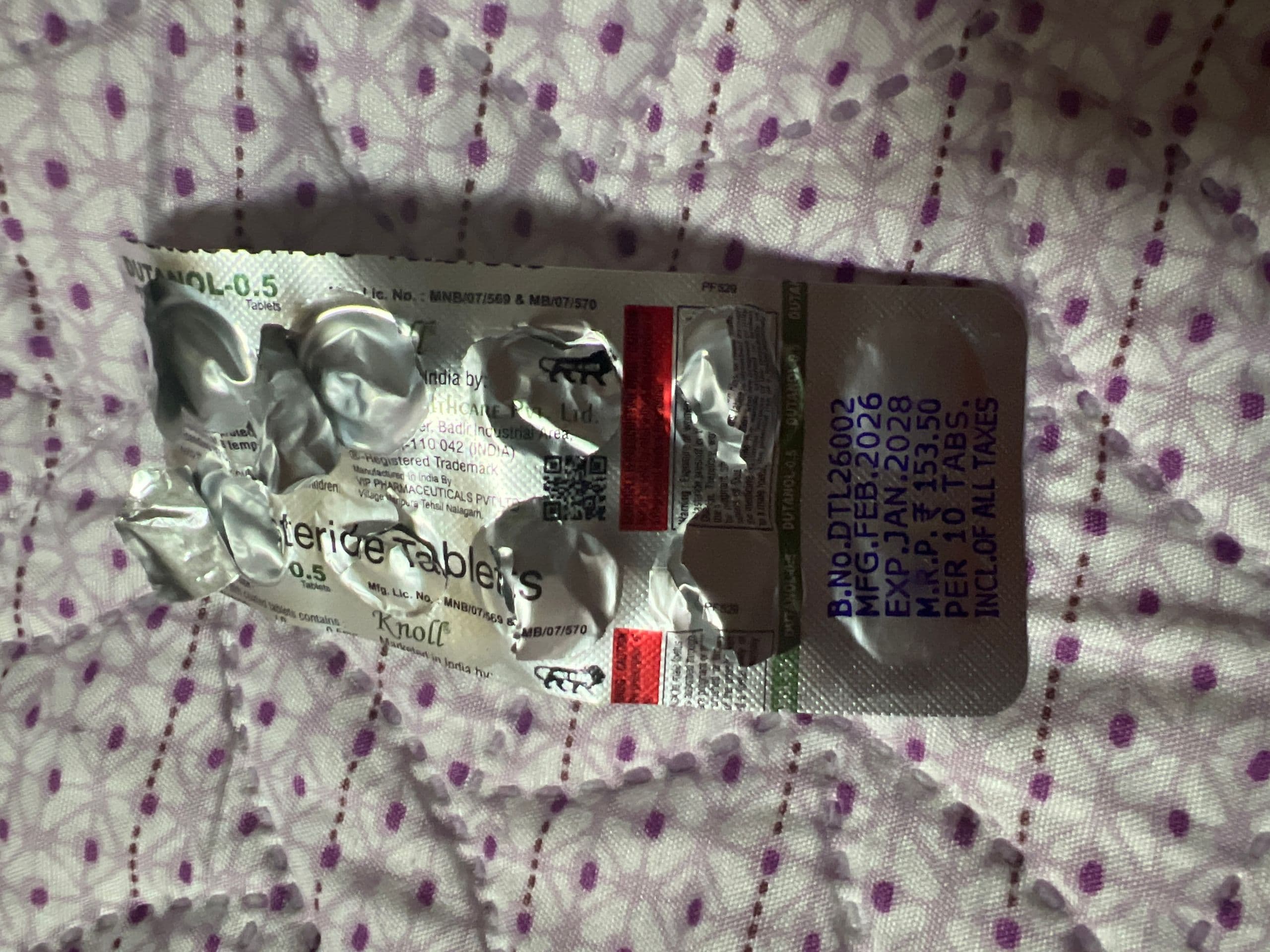 아보다트 두타놀 400정 직구 후기