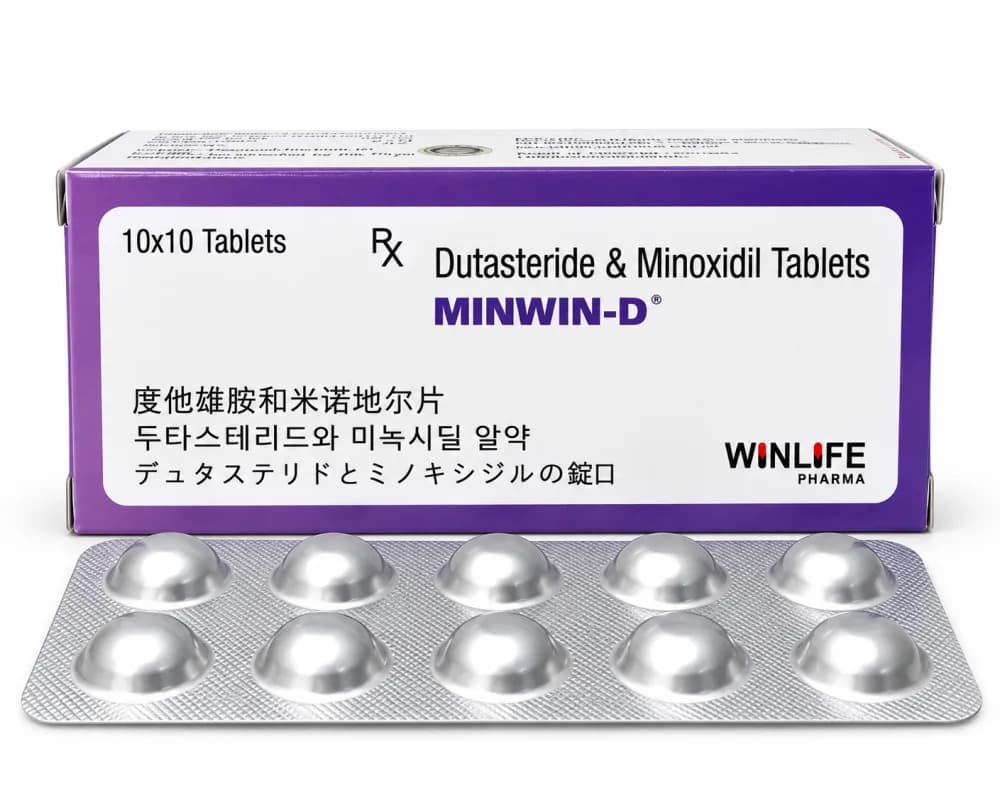 민윈디 MINWIN-D (미녹시딜5mg+두타스테리드)